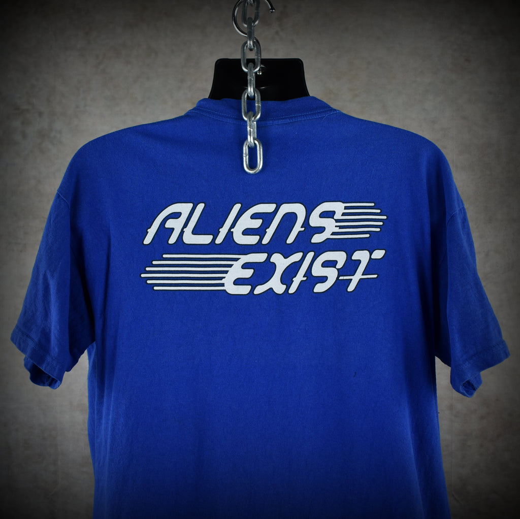 1999 blink 182 vintage enema of the state era rare aliens exist song promo 90s classic pop punk band t-shirt