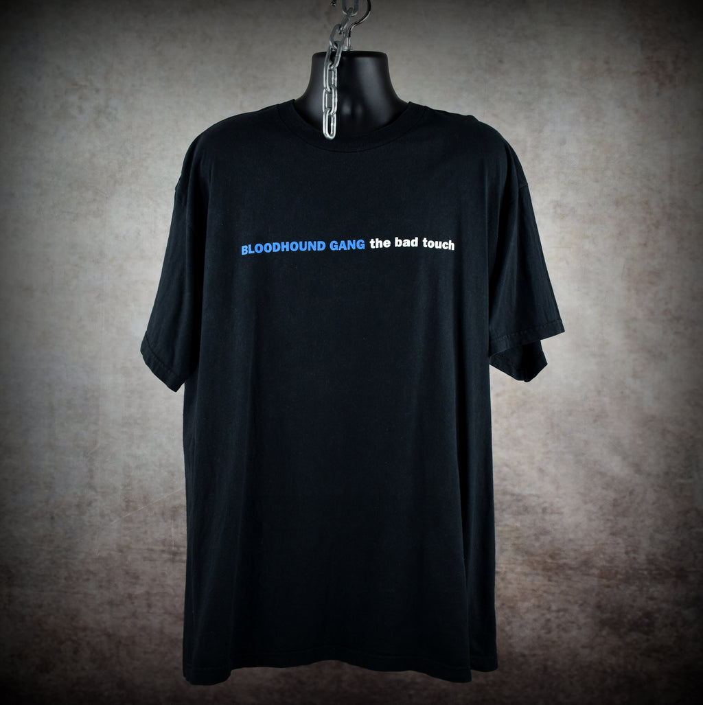 1999 bloodhound gang vintage the bad touch iconic y2k pop punk band song promo t-shirt