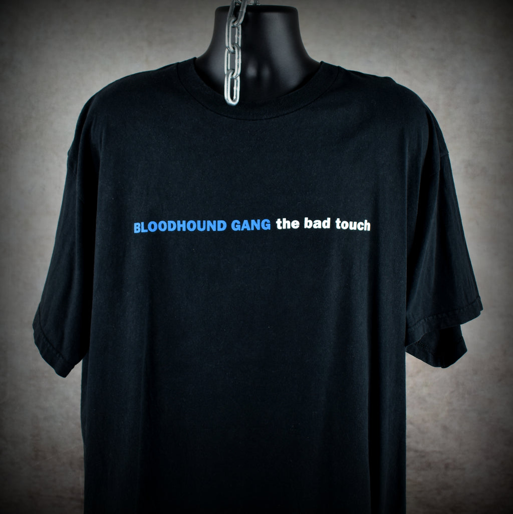 1999 bloodhound gang vintage the bad touch iconic y2k pop punk band song promo t-shirt