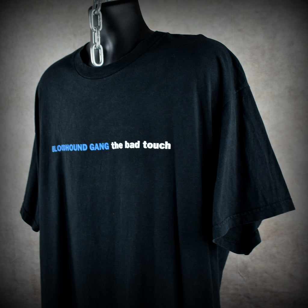 1999 bloodhound gang vintage the bad touch iconic y2k pop punk band song promo t-shirt
