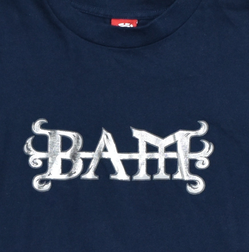 2000s bam margera vintage viva la bam era chrome heartagram element skateboards long-sleeve promo t-shirt