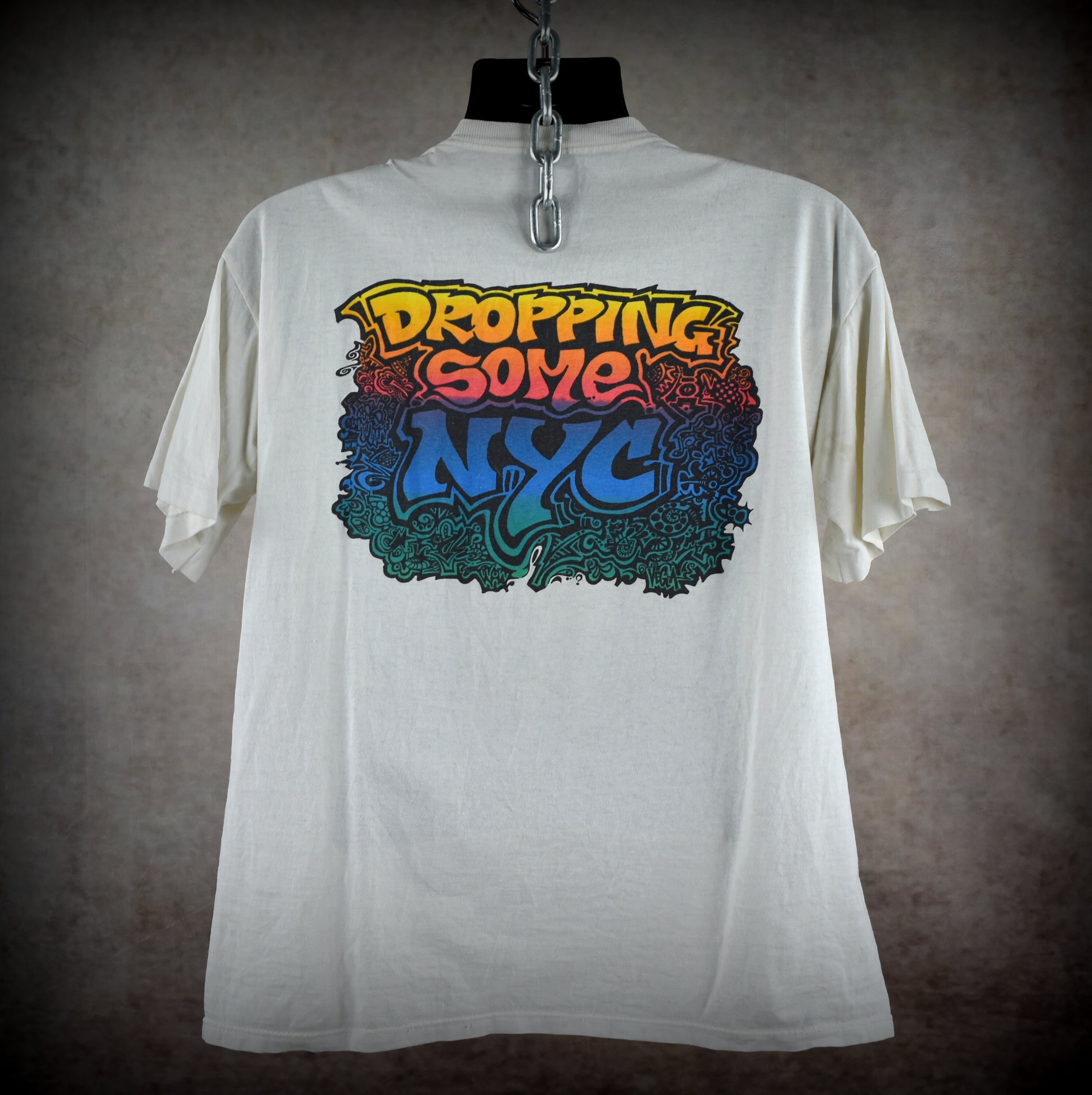 1995 blues traveler vintage dropping some nyc classic 90s alternative jam band promo t-shirt