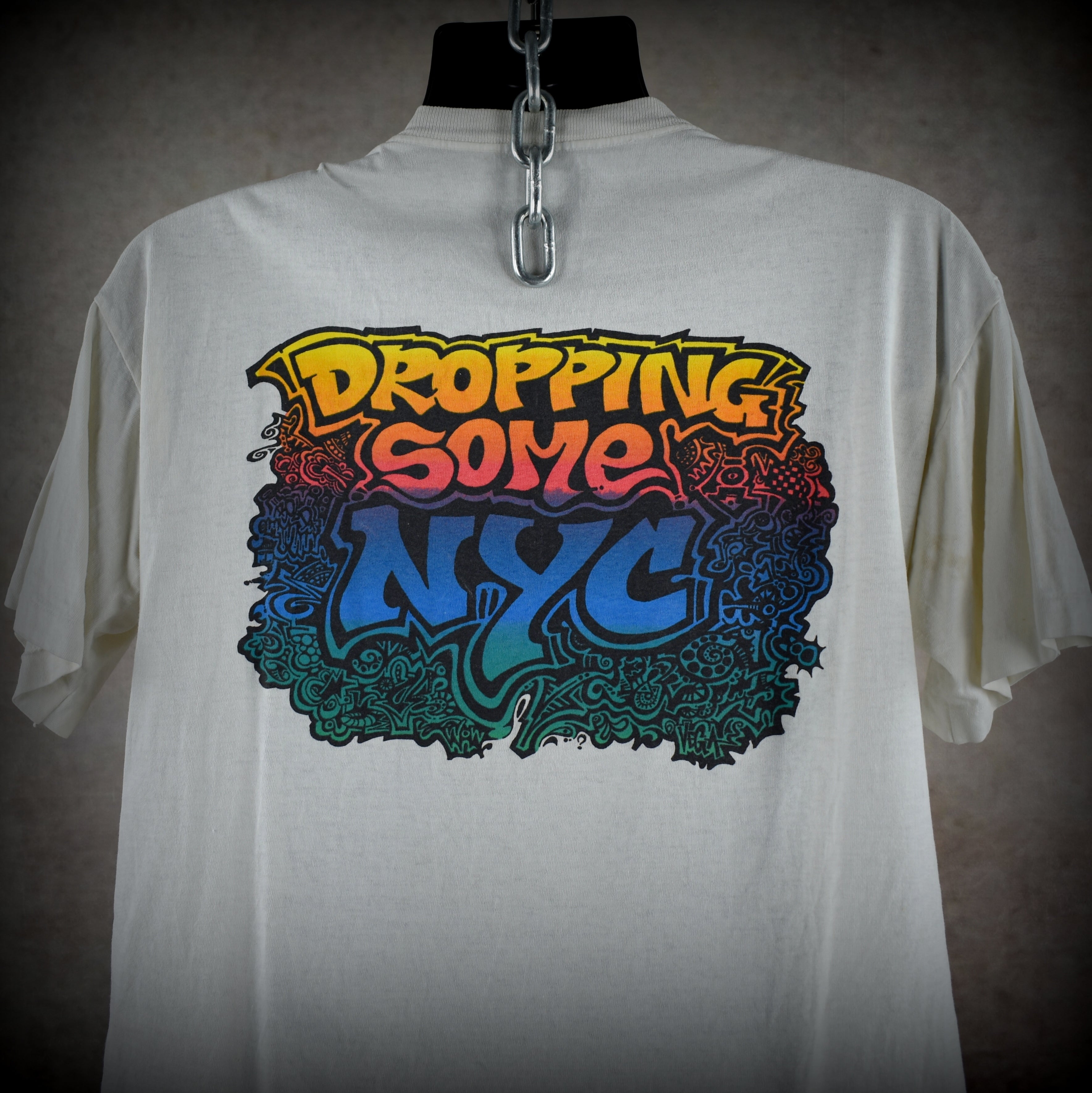 1995 blues traveler vintage dropping some nyc classic 90s alternative jam band promo t-shirt
