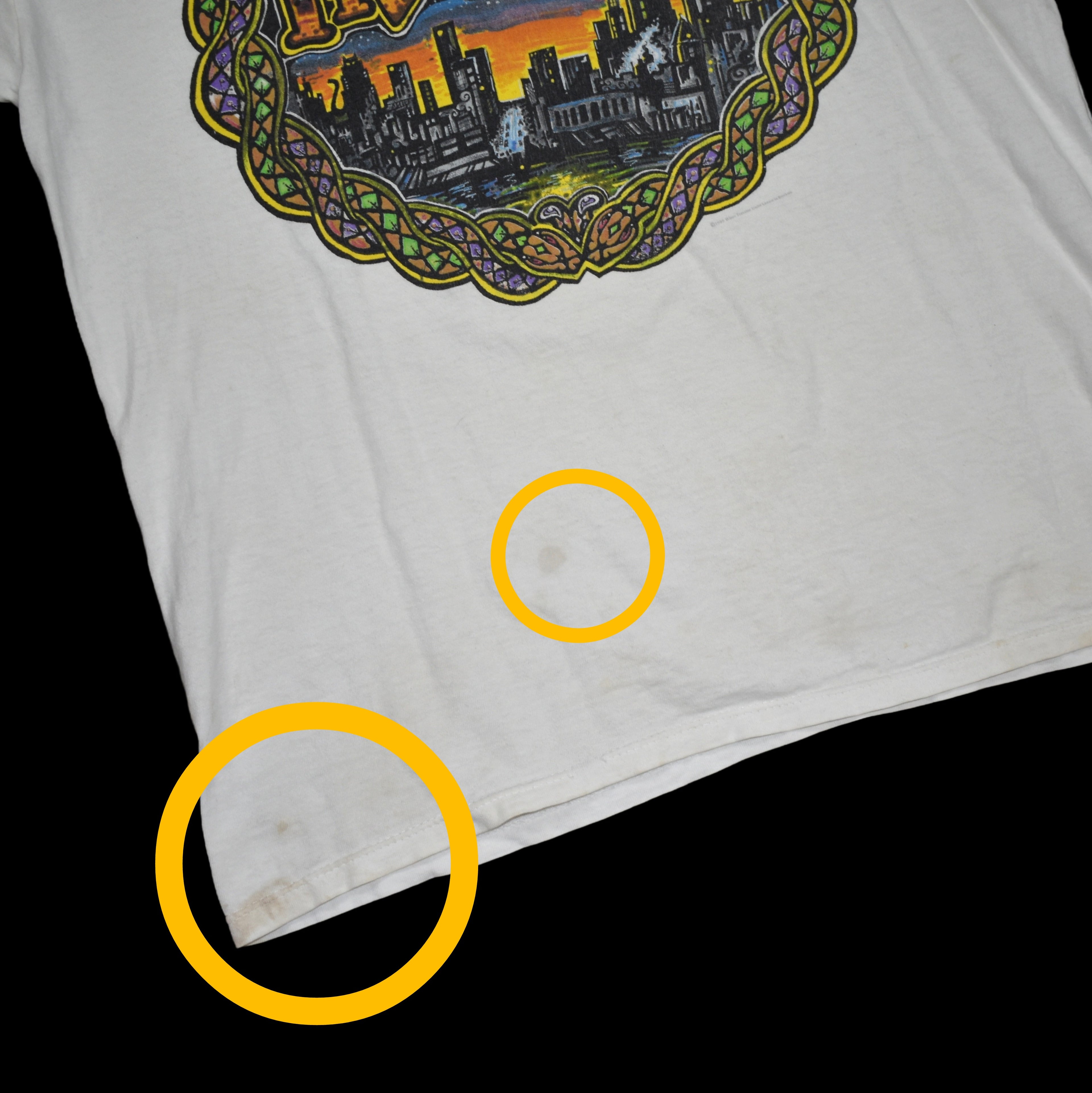 1995 blues traveler vintage dropping some nyc classic 90s alternative jam band promo t-shirt