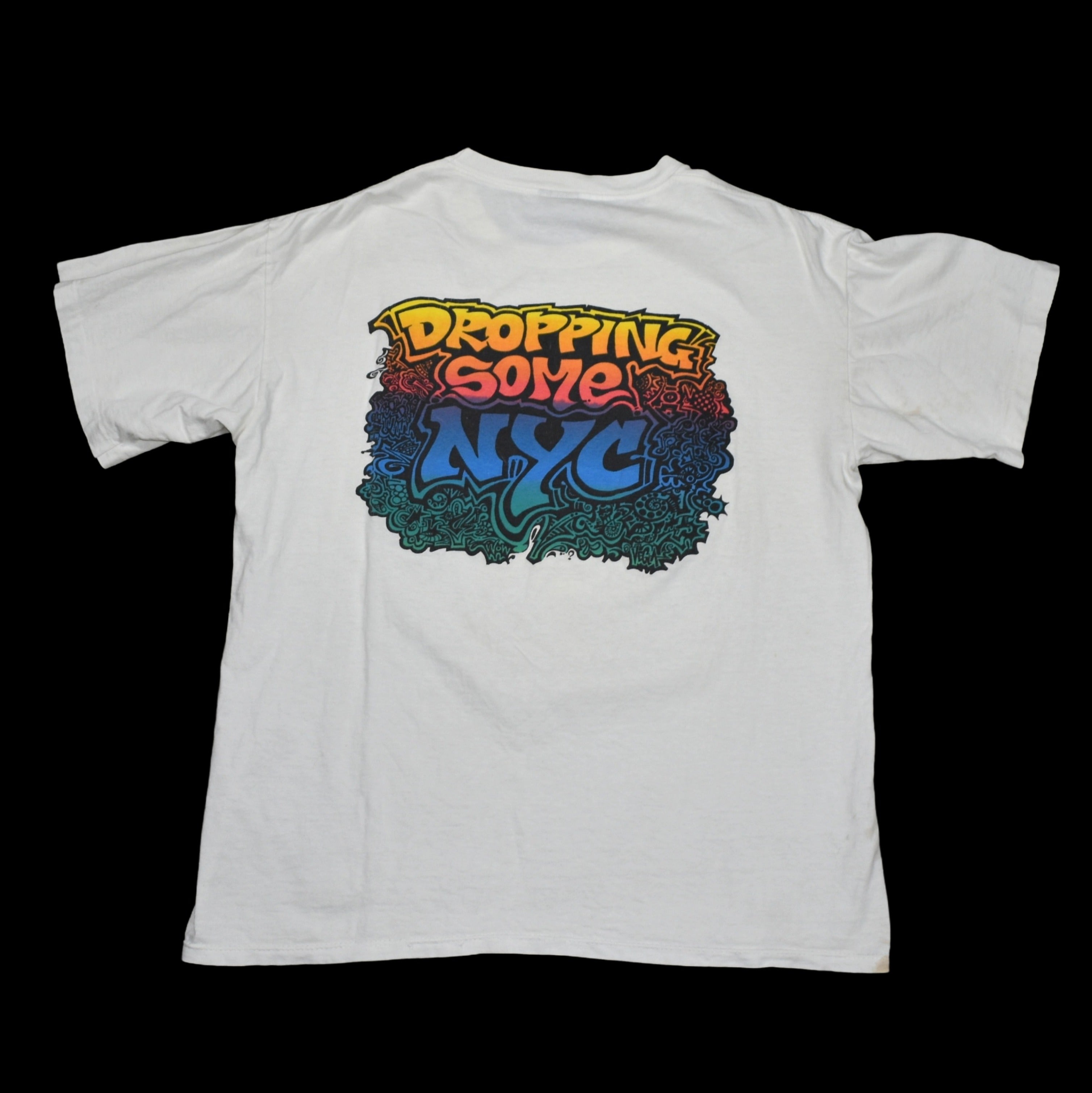 1995 blues traveler vintage dropping some nyc classic 90s alternative jam band promo t-shirt