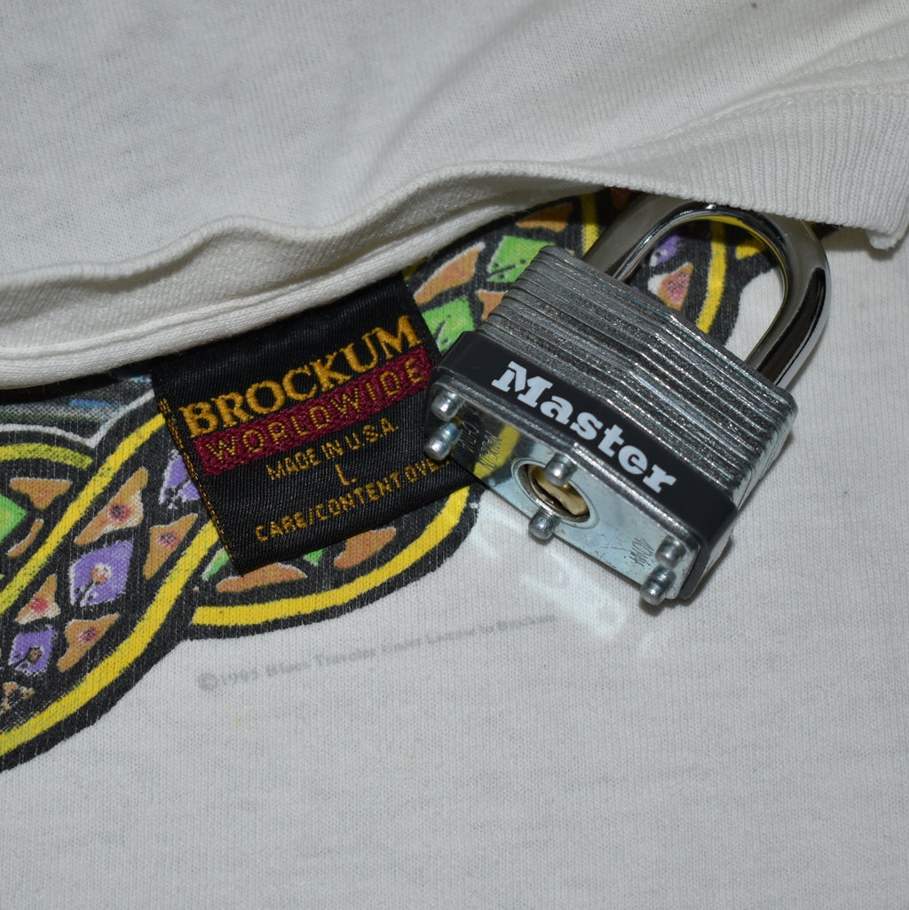 1995 blues traveler vintage dropping some nyc classic 90s alternative jam band promo t-shirt