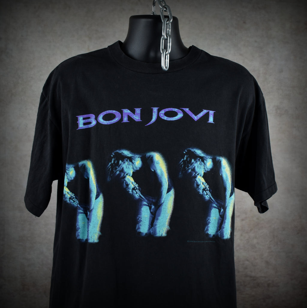 1994 bon jovi vintage crossroads era classic 90s radio rock concert tour t-shirt