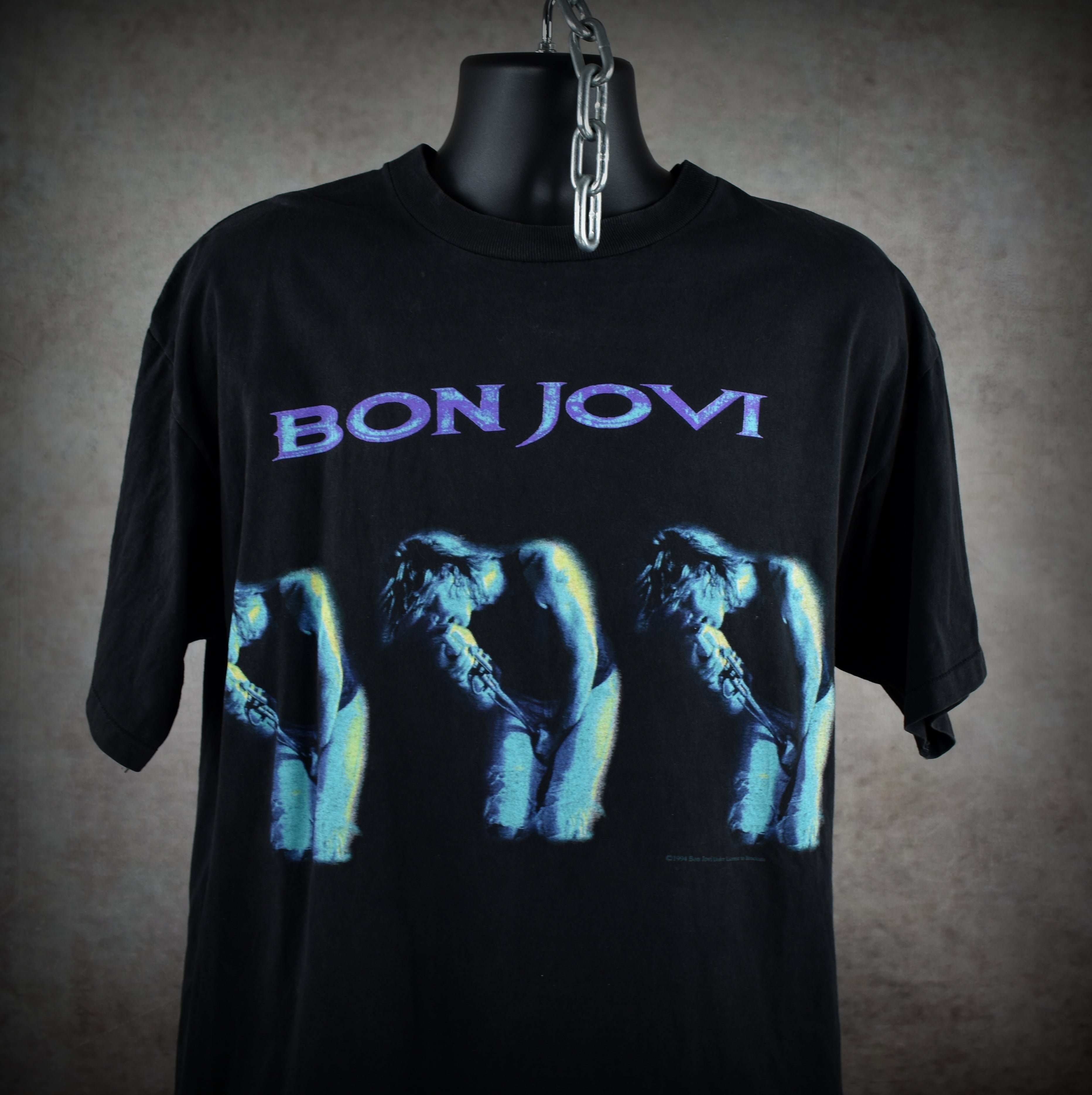 1994 bon jovi vintage crossroads era classic 90s radio rock concert tour t-shirt