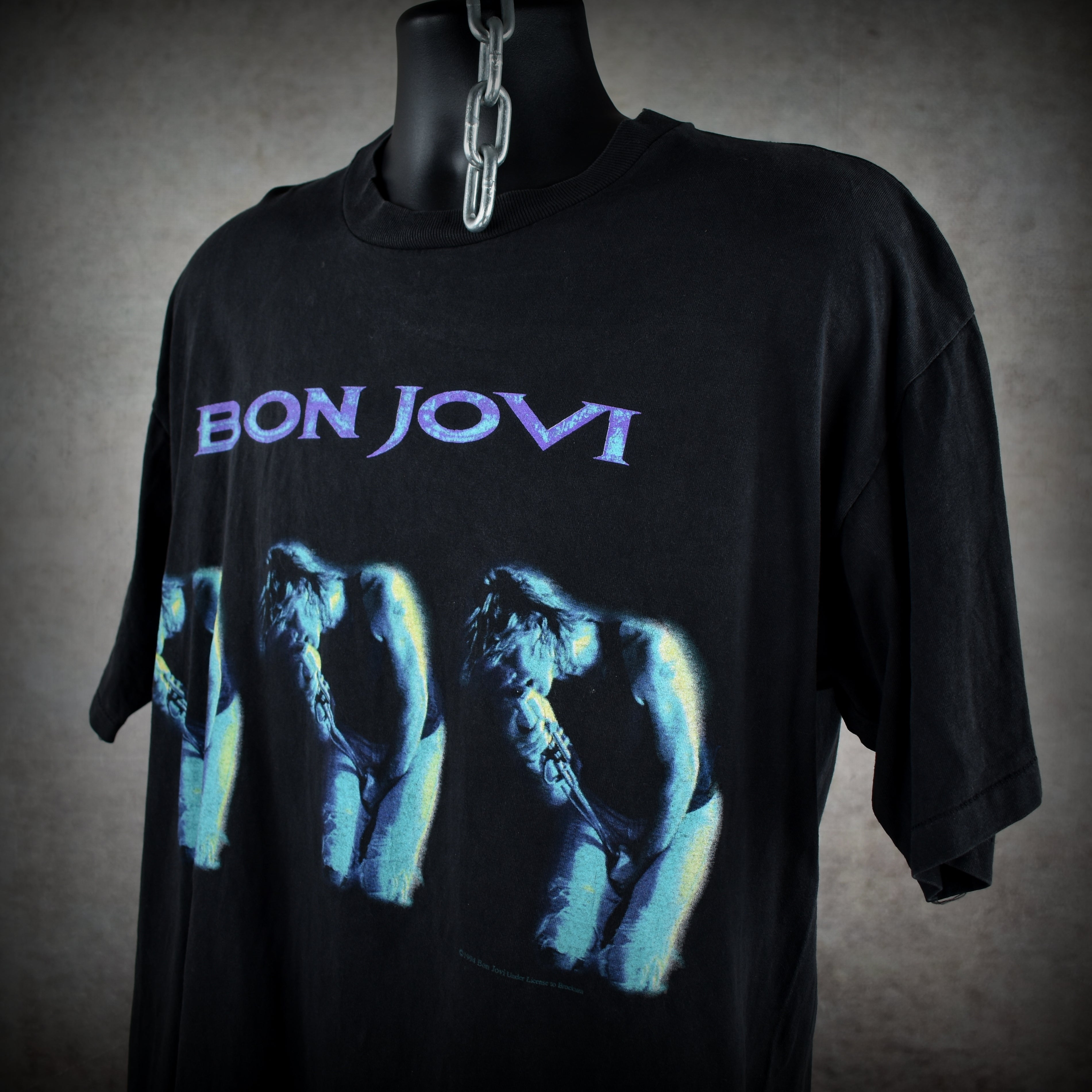 1994 bon jovi vintage crossroads era classic 90s radio rock concert tour t-shirt