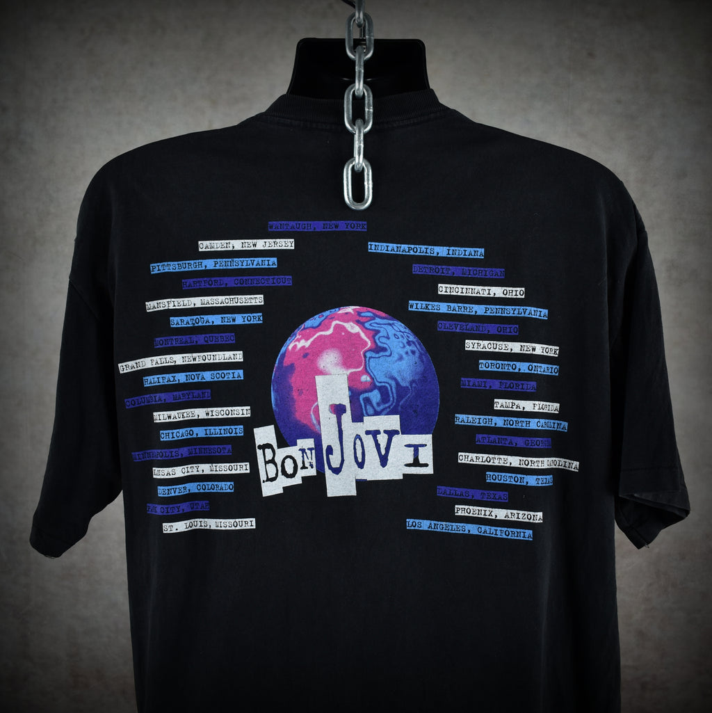 1994 bon jovi vintage crossroads era classic 90s radio rock concert tour t-shirt