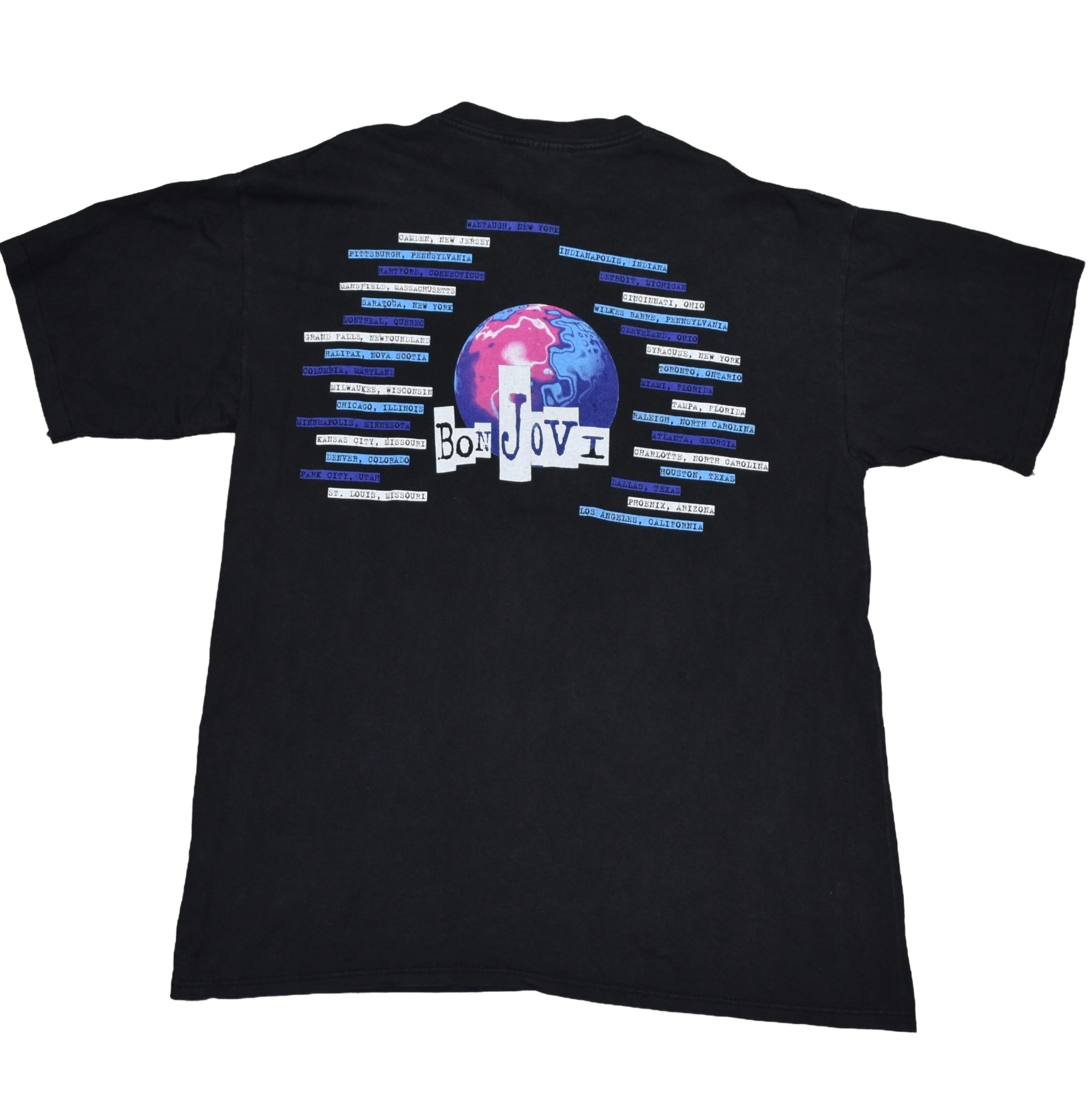 1994 bon jovi vintage crossroads era classic 90s radio rock concert tour t-shirt