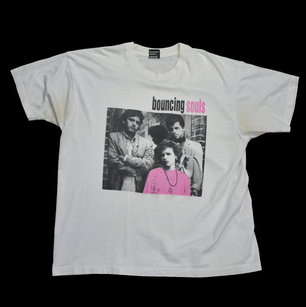 1994 the bouncing souls vintage the good, the bad, and the argyle era rare 90s pretty in pink punk rock band t-shirt