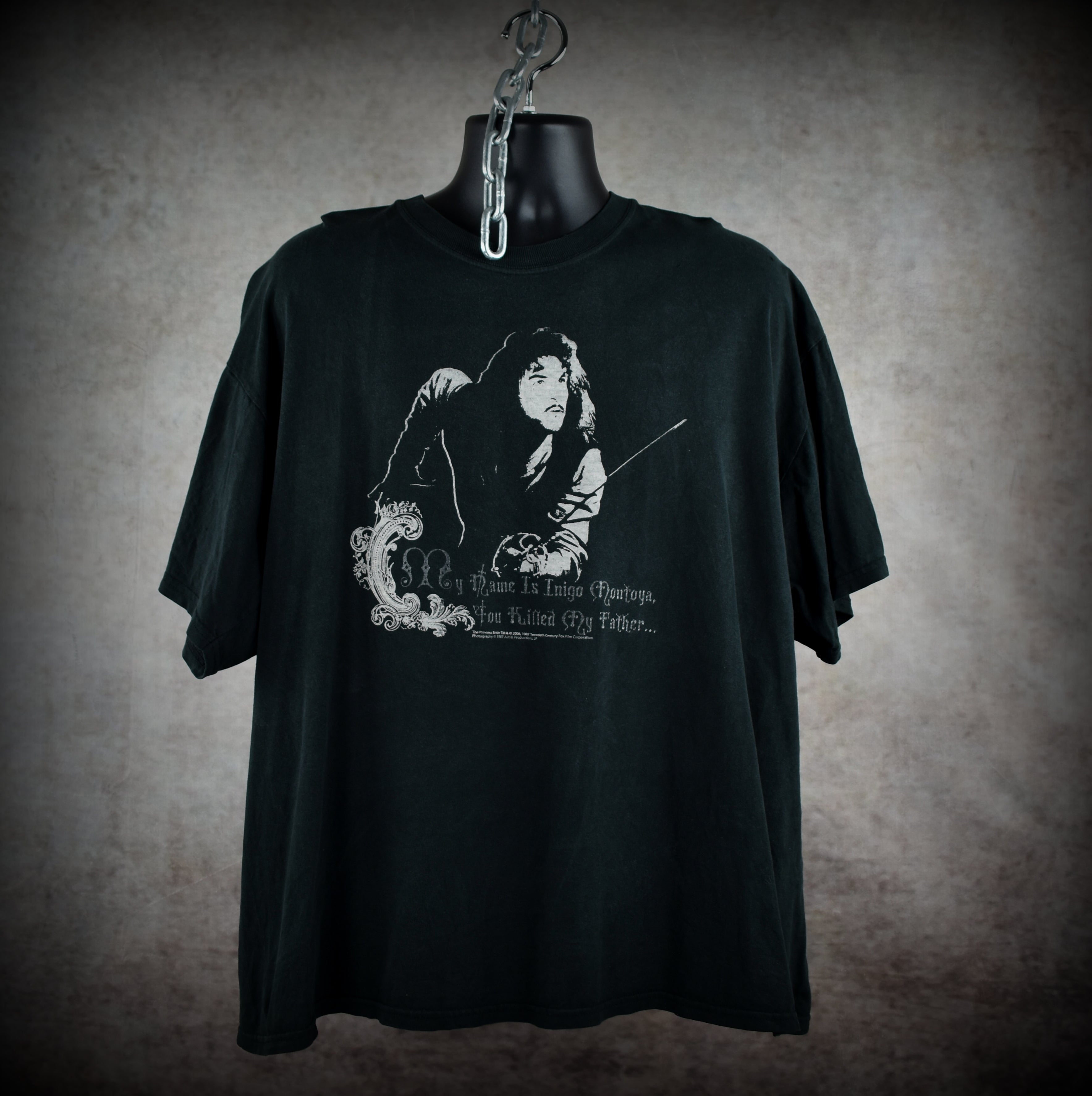 2006 the princess bride vintage iconic 1987 inigo montoya movie quote promo t-shirt