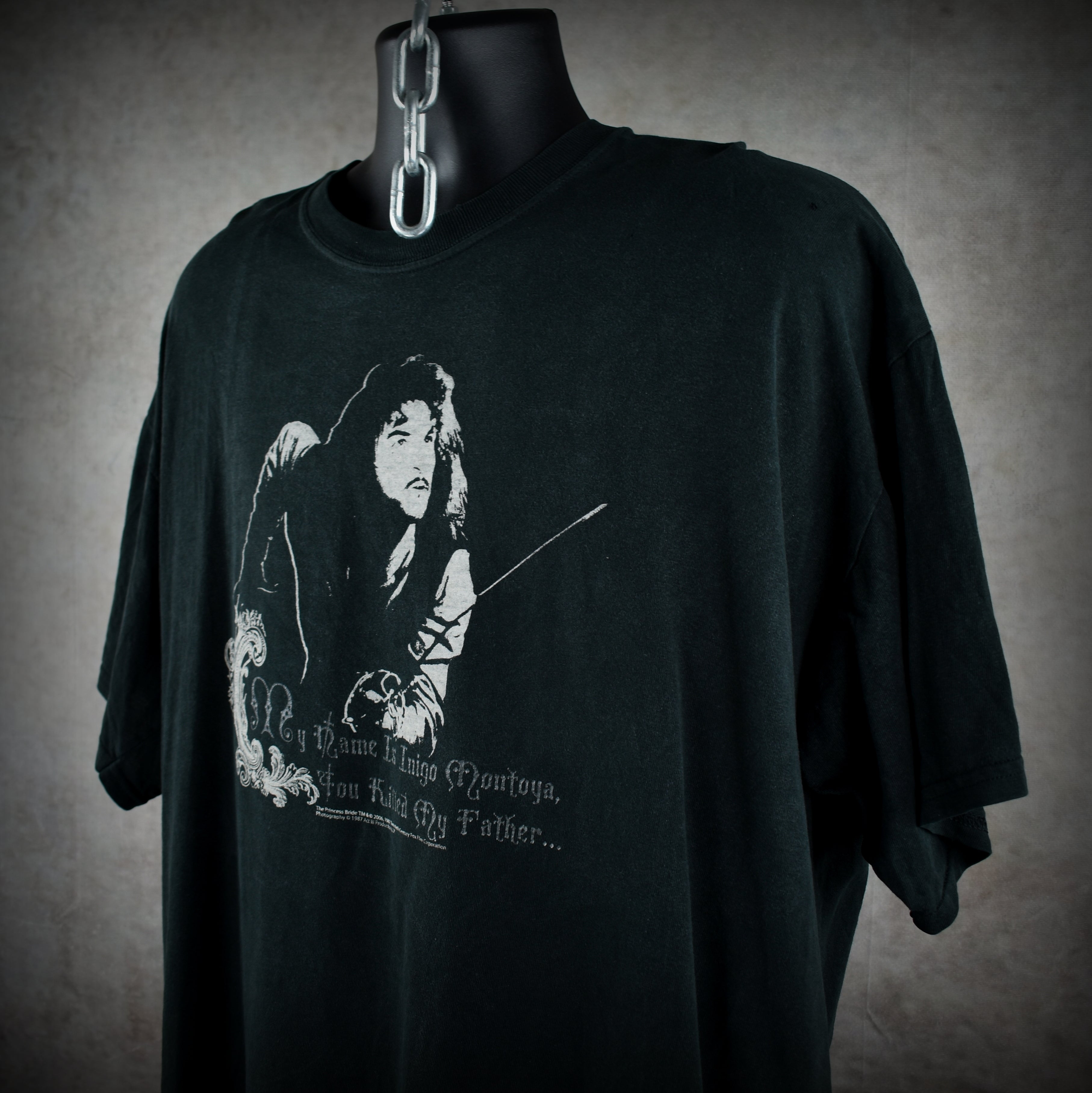 2006 the princess bride vintage iconic 1987 inigo montoya movie quote promo t-shirt