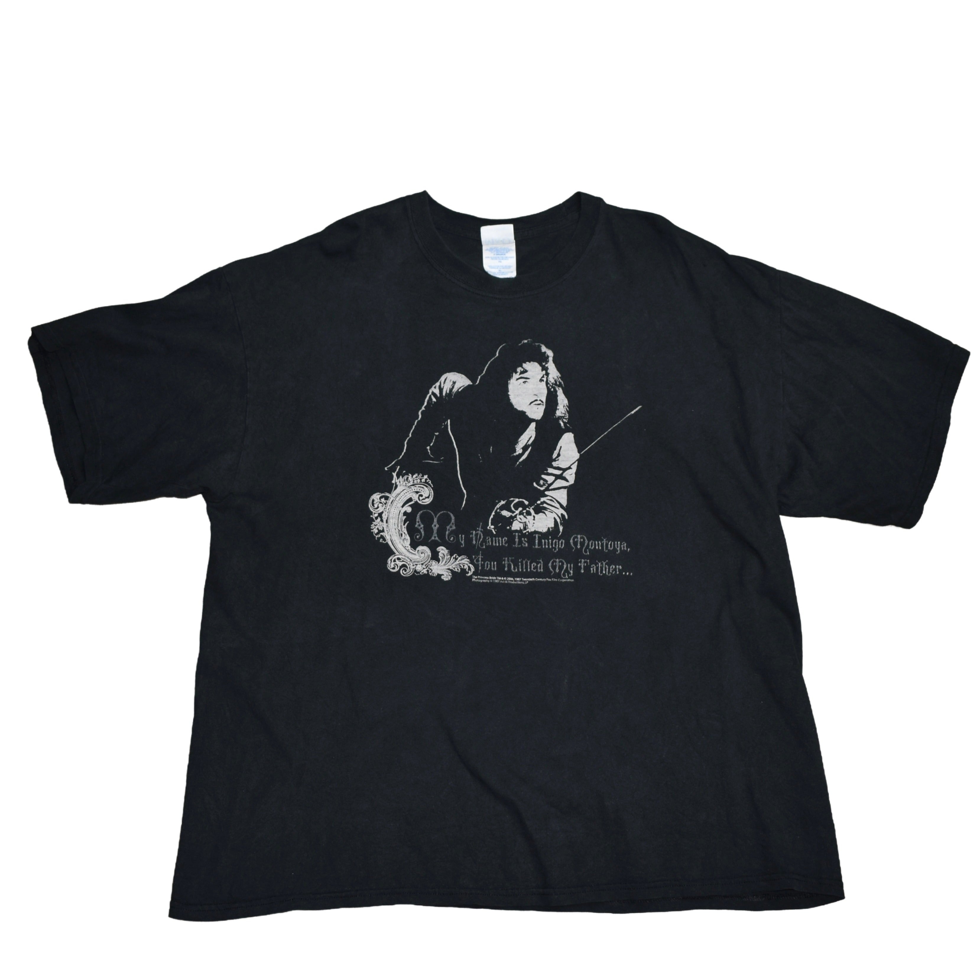 2006 the princess bride vintage iconic 1987 inigo montoya movie quote promo t-shirt