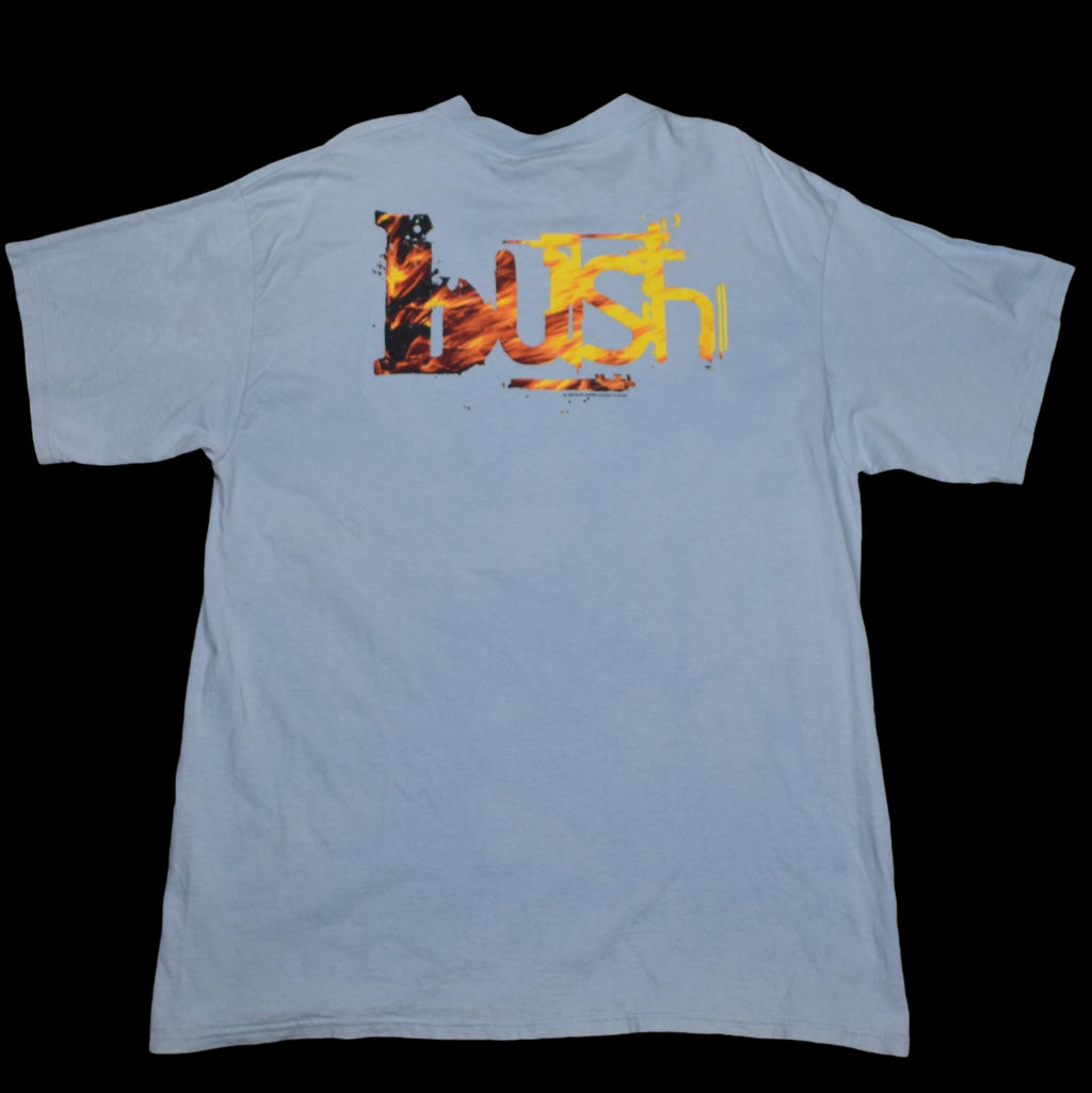 1995 bush vintage sixteen stone era gavin rossdale 90s grunge band promo t-shirt