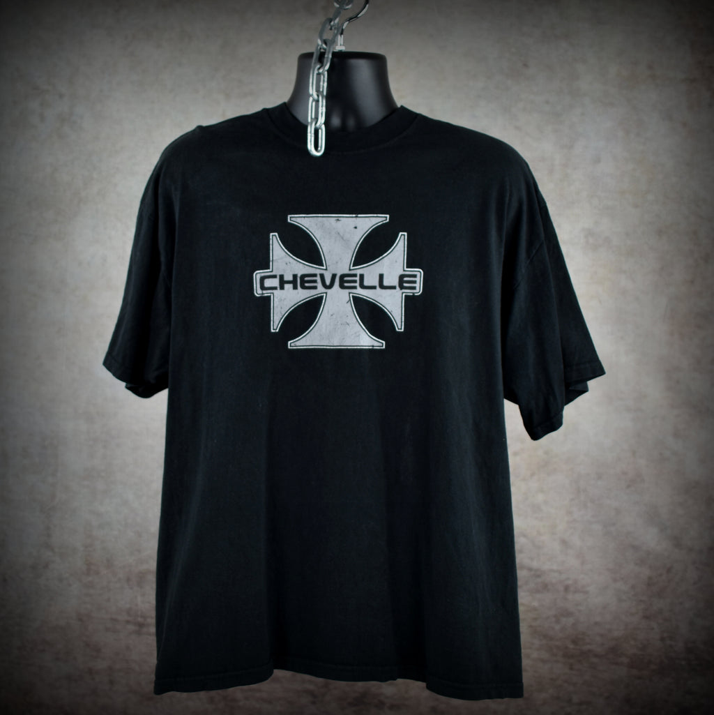 2003 chevelle vintage send the pain below era classic y2k hard rock band promo t-shirt