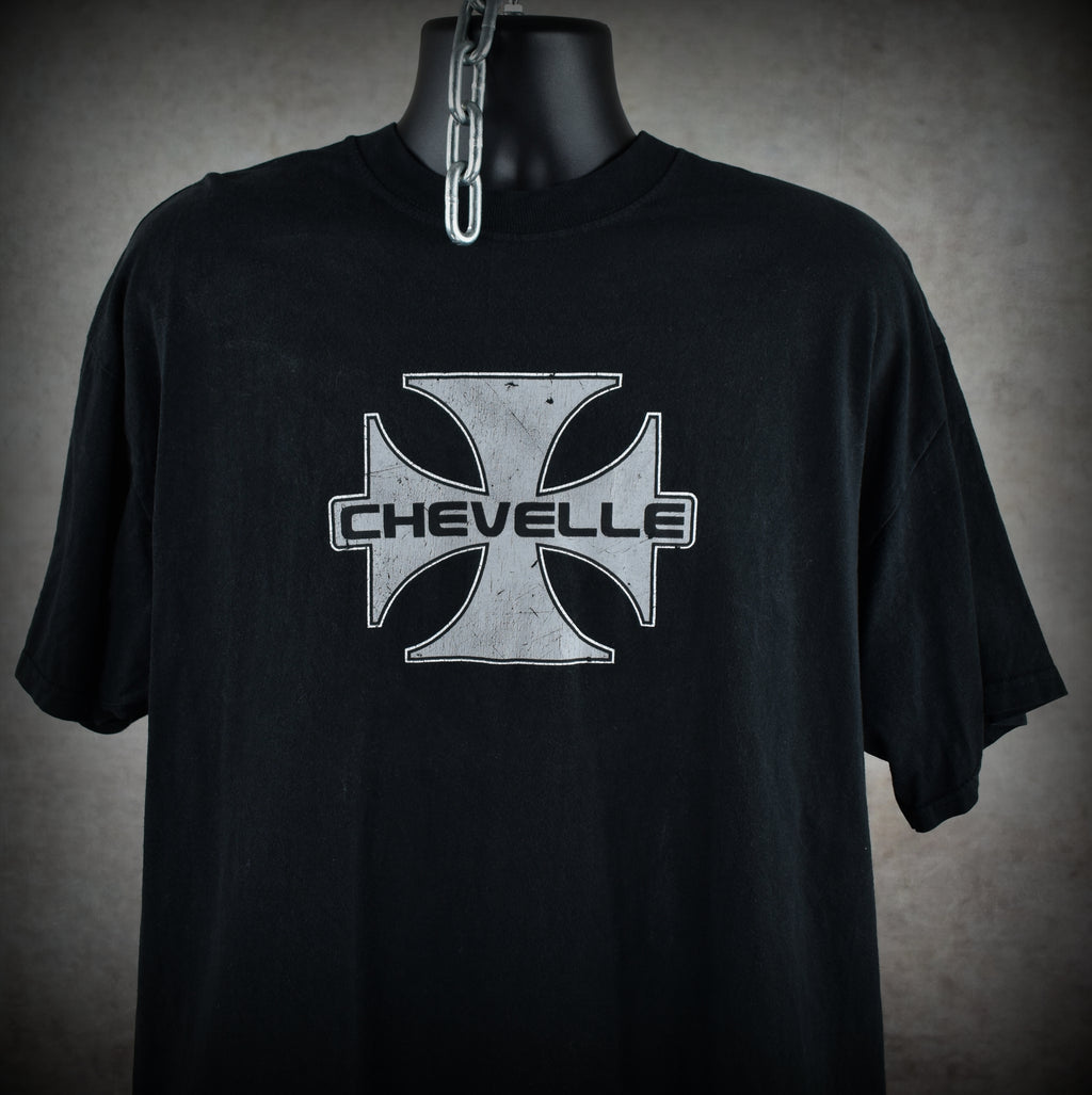 2003 chevelle vintage send the pain below era classic y2k hard rock band promo t-shirt