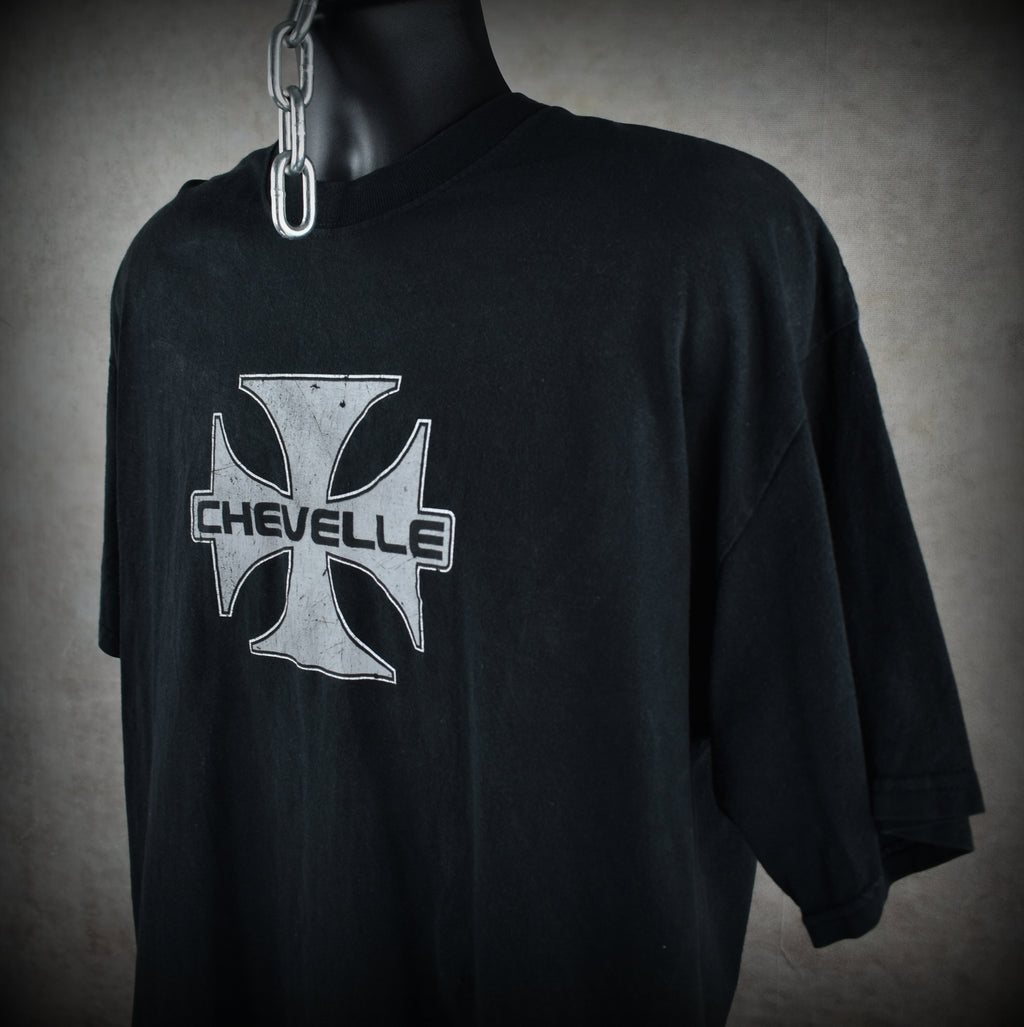 2003 chevelle vintage send the pain below era classic y2k hard rock band promo t-shirt