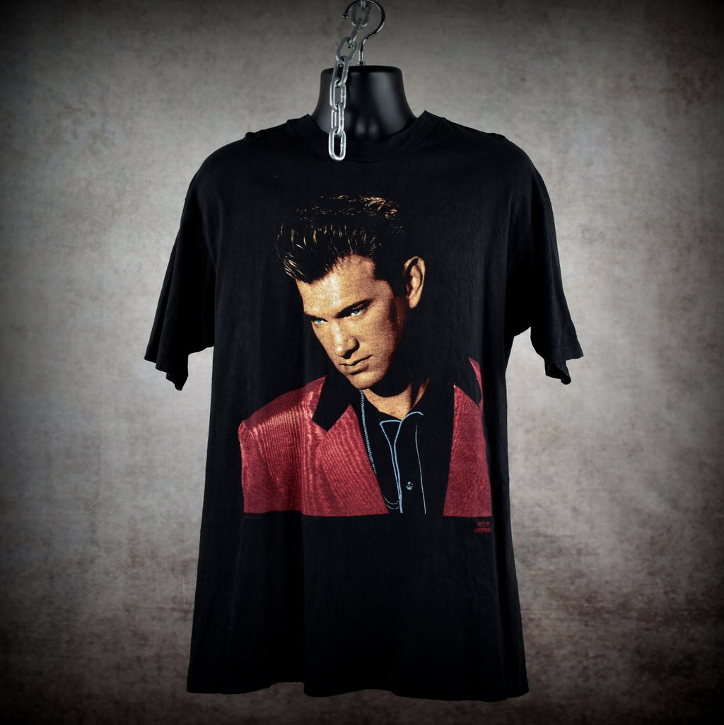1991 chris isaak vintage david lynch's wild at heart era classic 90s wicked game promo t-shirt