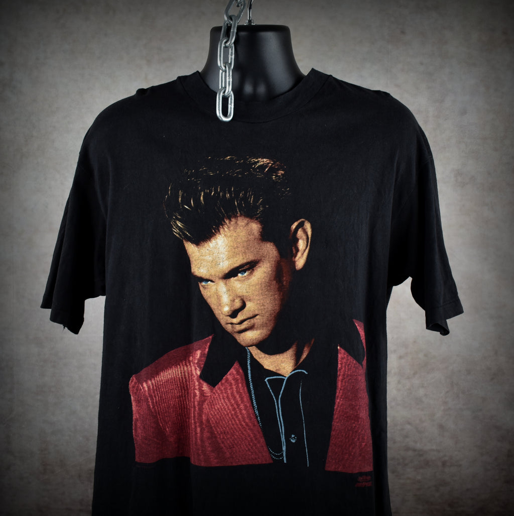 1991 chris isaak vintage david lynch's wild at heart era classic 90s wicked game promo t-shirt