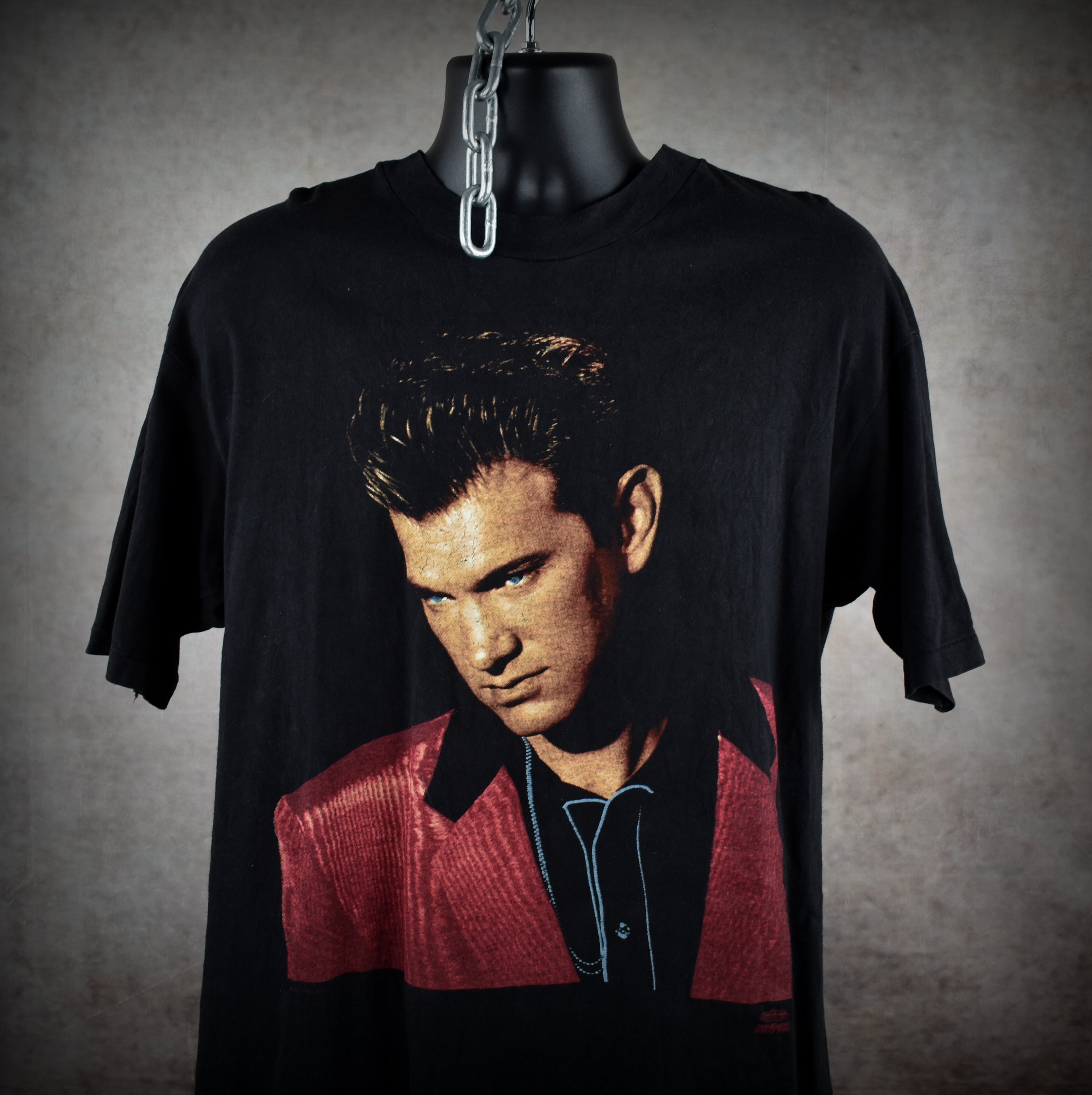 1991 chris isaak vintage david lynch's wild at heart era classic 90s wicked game promo t-shirt