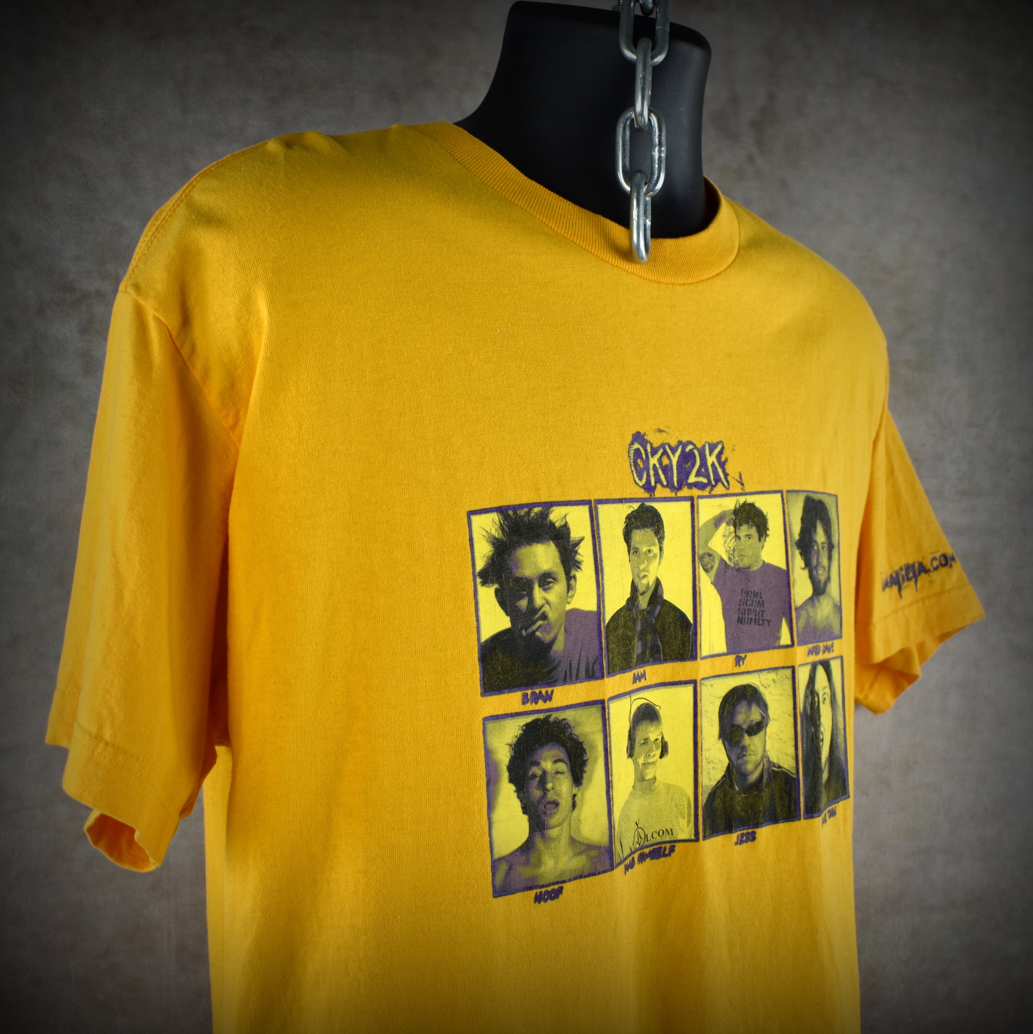 2000 cky2k vintage bran + bam + ry + raab himself + more cult classic y2k skate video promo t-shirt