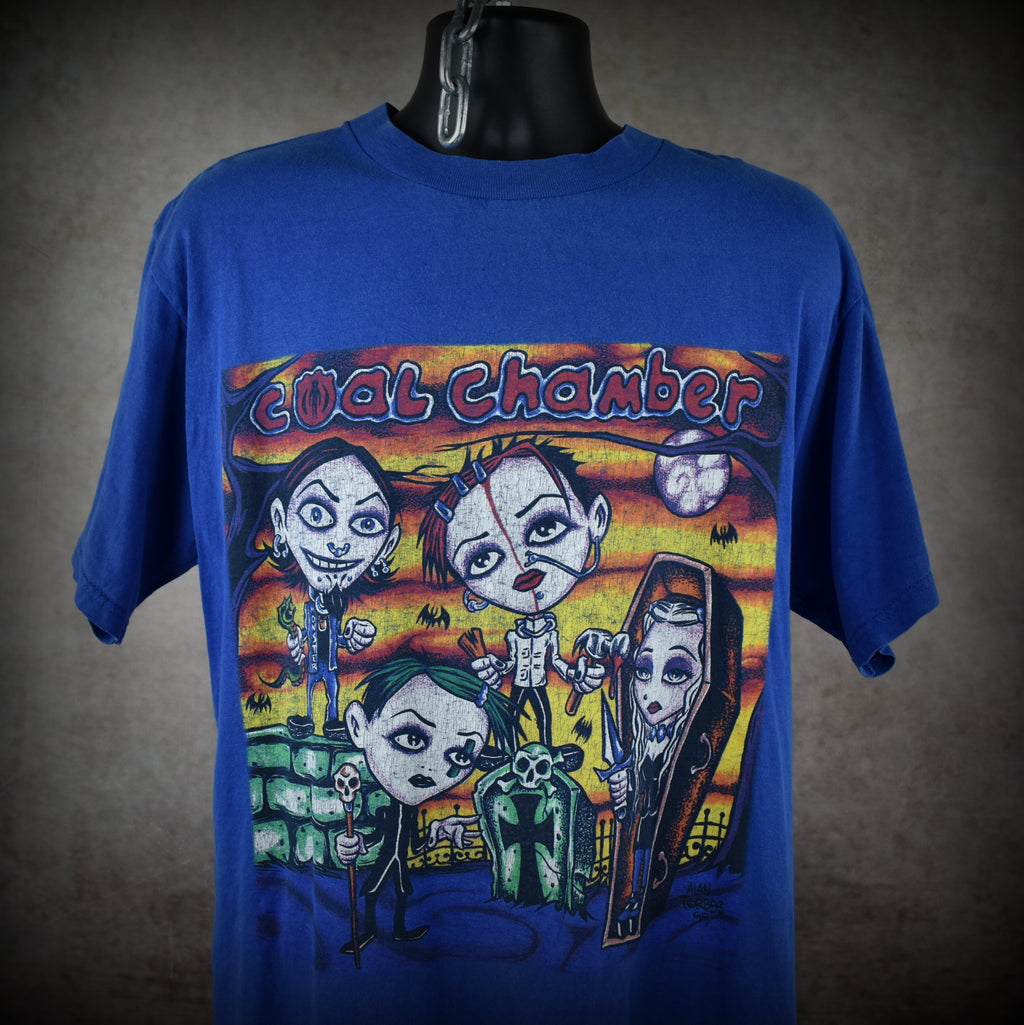 2000 coal chamber vintage chamber music era y2k nü metal band concert tour t-shirt
