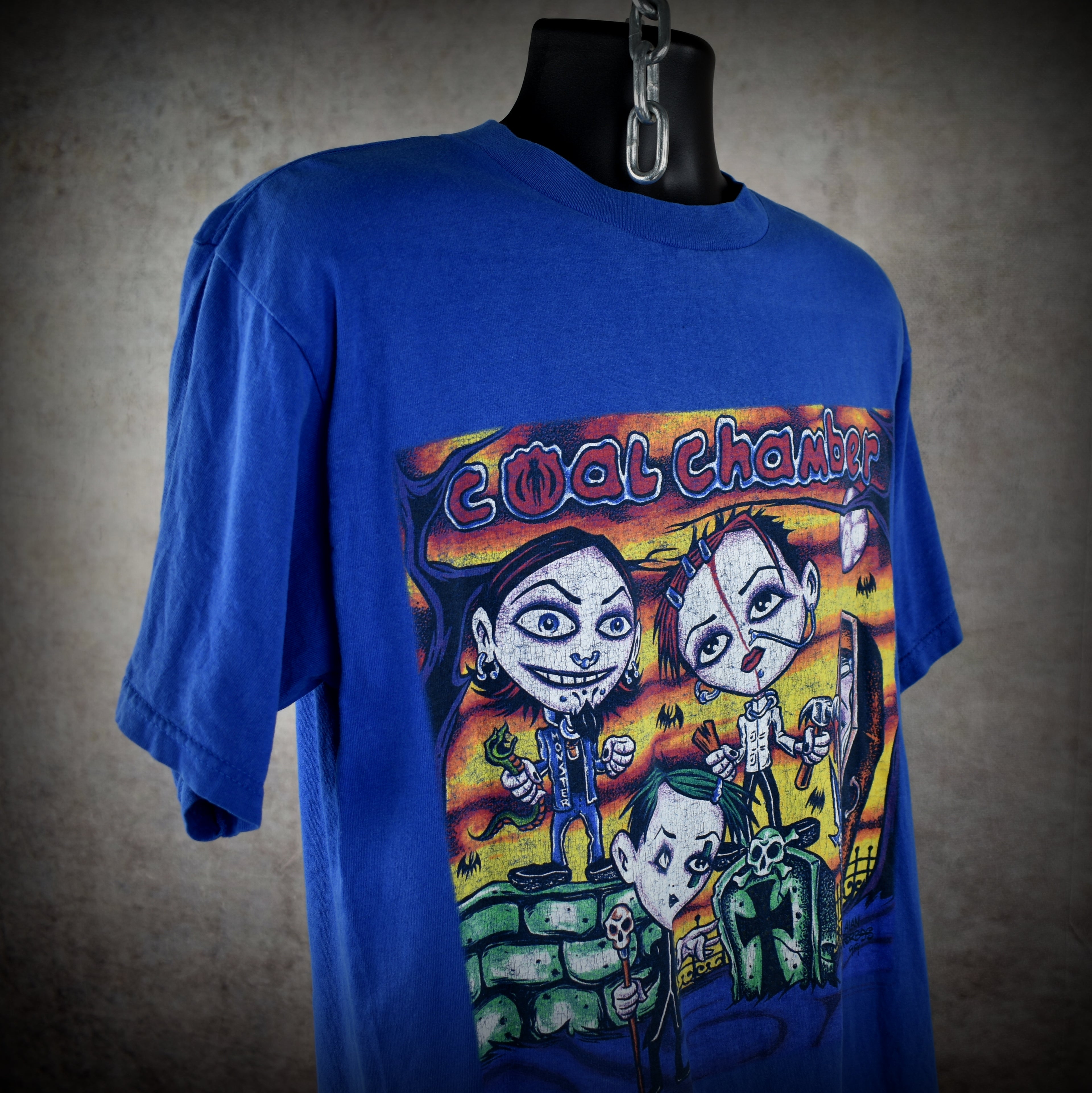 2000 coal chamber vintage chamber music era y2k nü metal band concert tour t-shirt