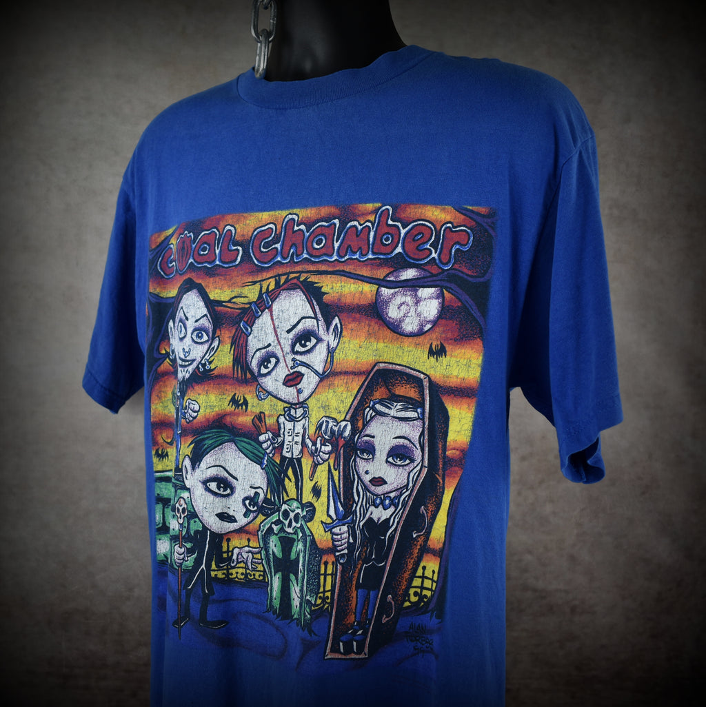 2000 coal chamber vintage chamber music era y2k nü metal band concert tour t-shirt