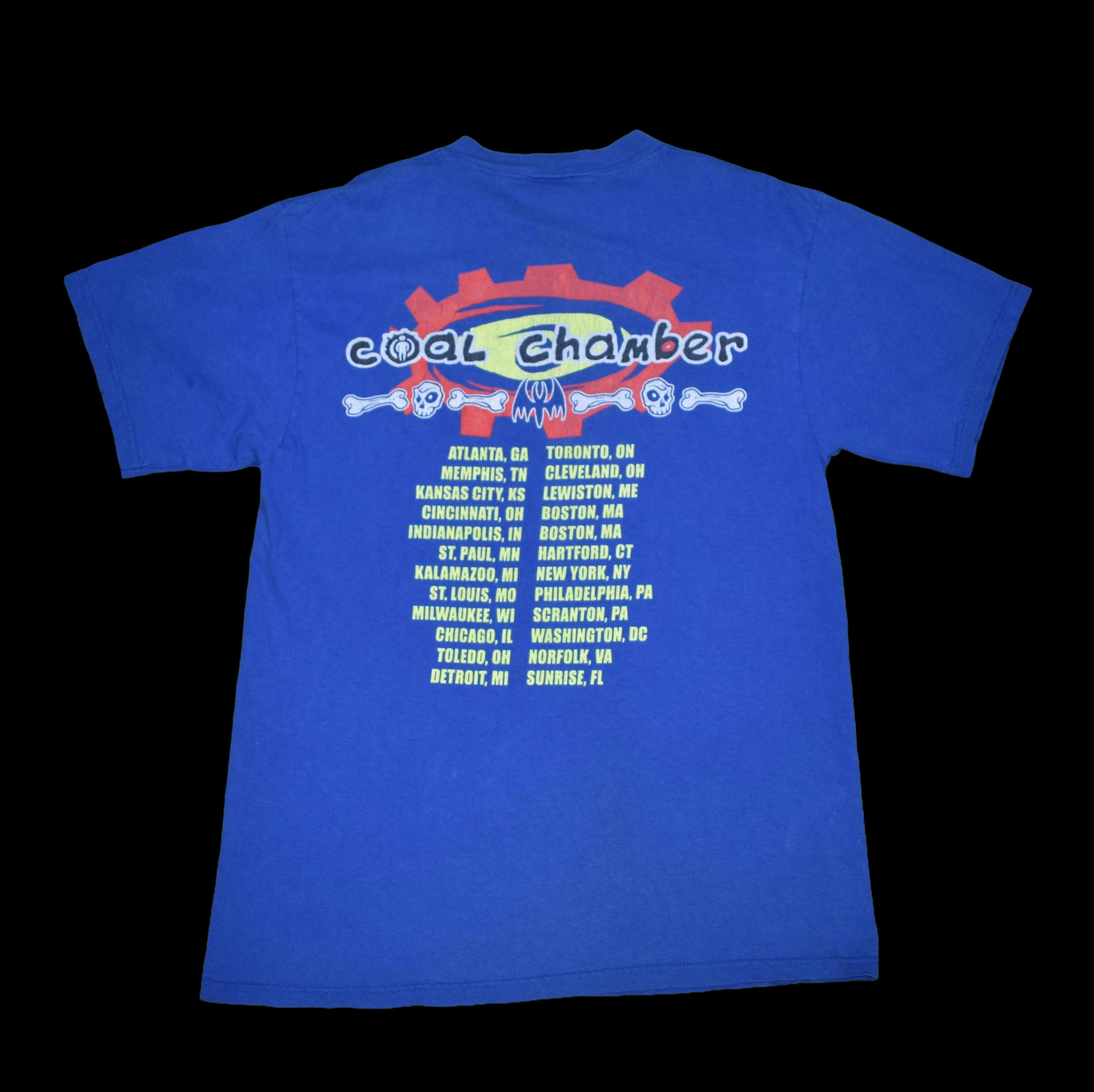 2000 coal chamber vintage chamber music era y2k nü metal band concert tour t-shirt