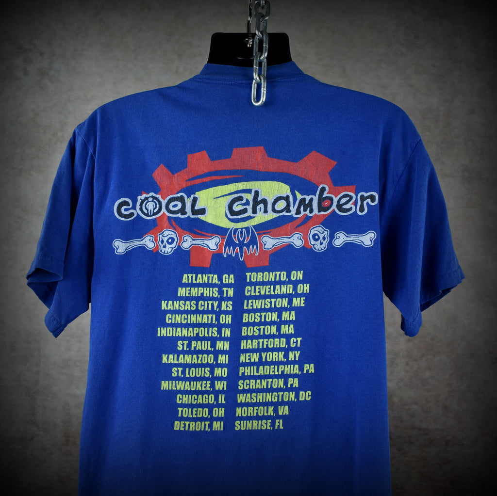 2000 coal chamber vintage chamber music era y2k nü metal band concert tour t-shirt