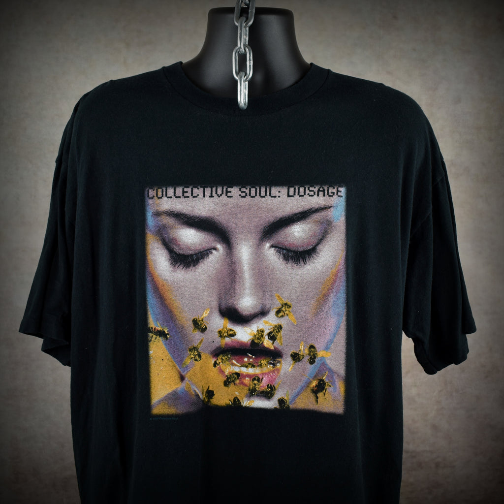 2000 collective soul vintage dosage era y2k alternative rock band concert tour t-shirt