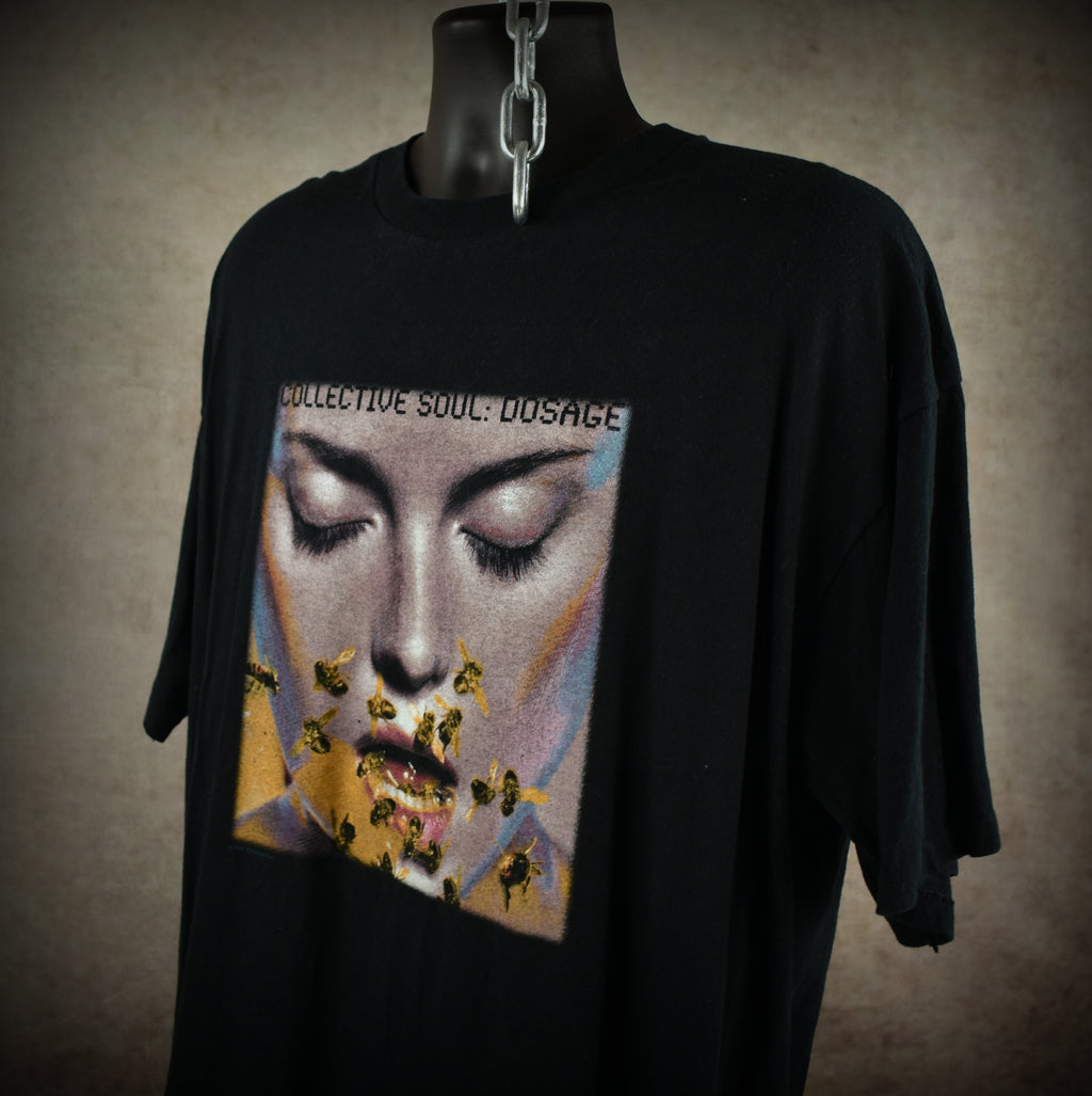 2000 collective soul vintage dosage era y2k alternative rock band concert tour t-shirt