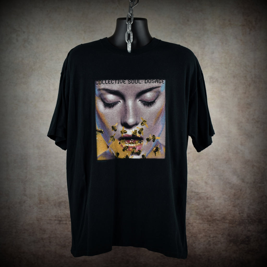 2000 collective soul vintage dosage era y2k alternative rock band concert tour t-shirt