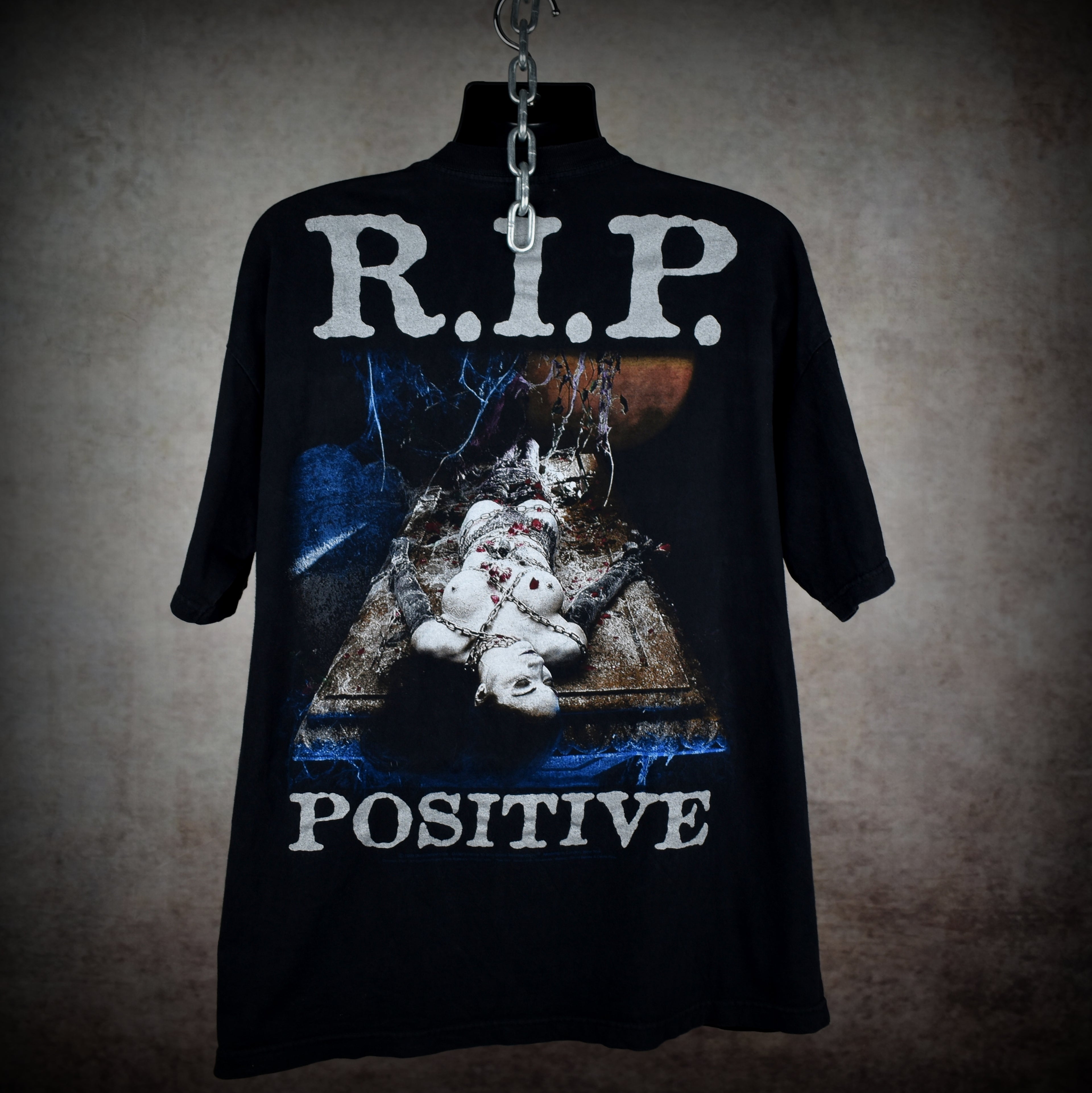 1999 cradle of filth vintage cruelty and the beast era life is my sacrifice extreme metal band t-shirt