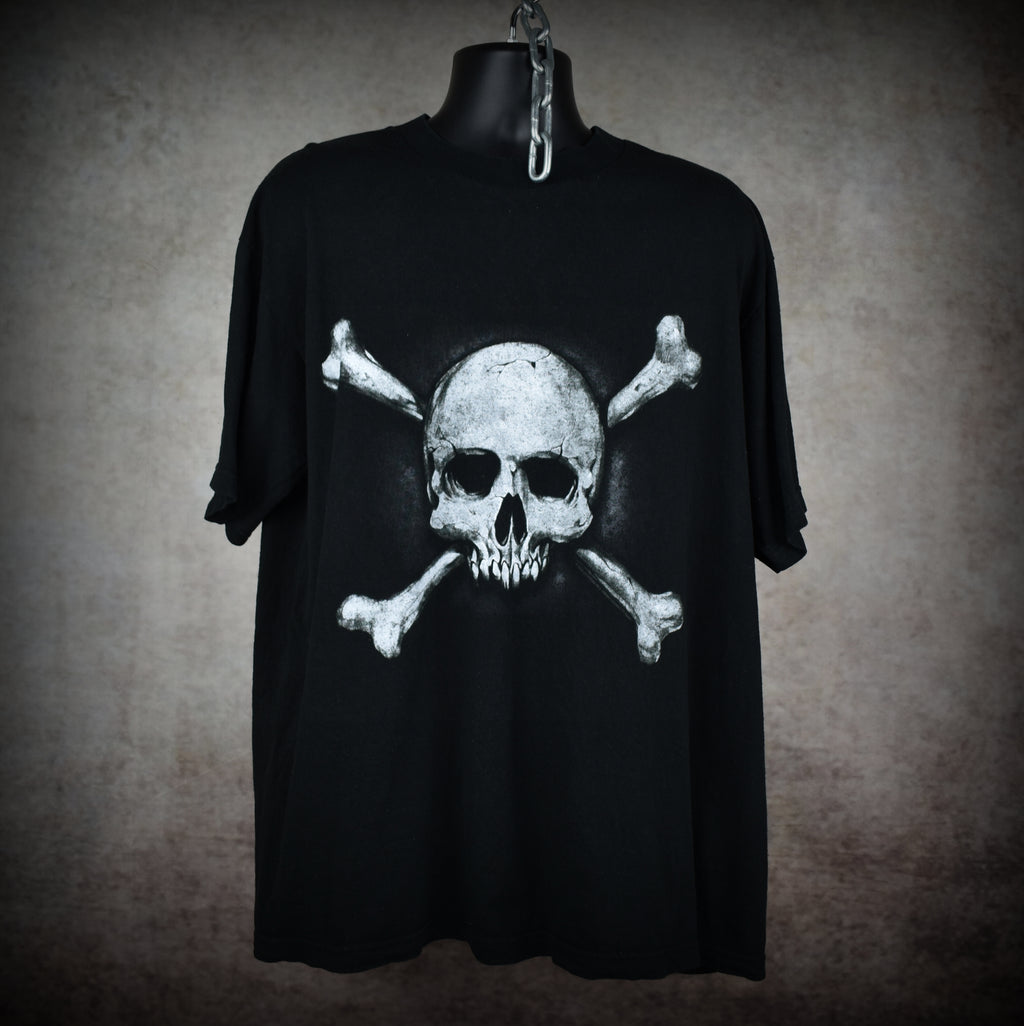 2000 cypress hill vintage weird y2k nü metal "rock superstar" era skull and bones album promo t-shirt