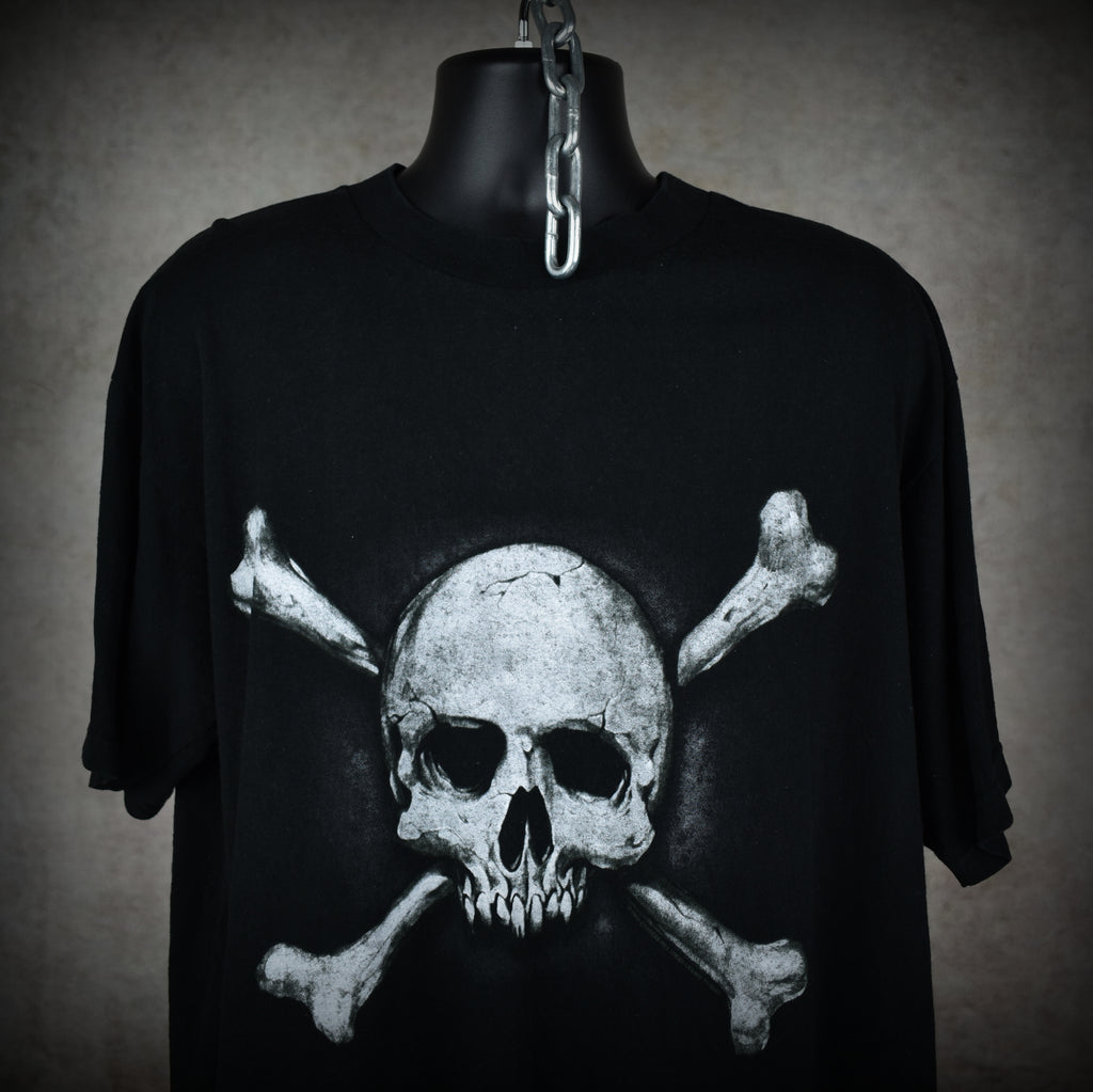 2000 cypress hill vintage weird y2k nü metal "rock superstar" era skull and bones album promo t-shirt