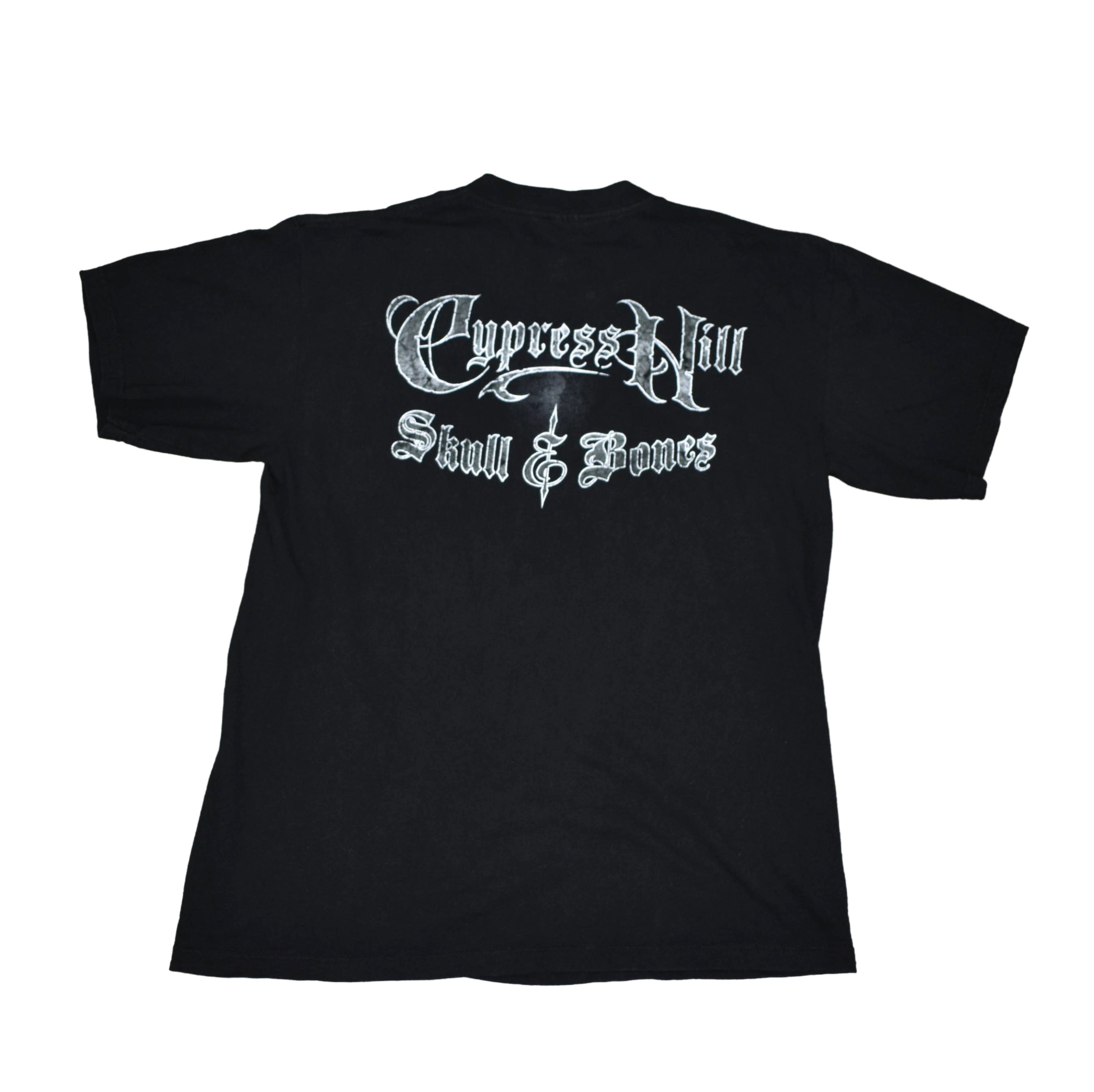 2000 cypress hill vintage weird y2k nü metal "rock superstar" era skull and bones album promo t-shirt