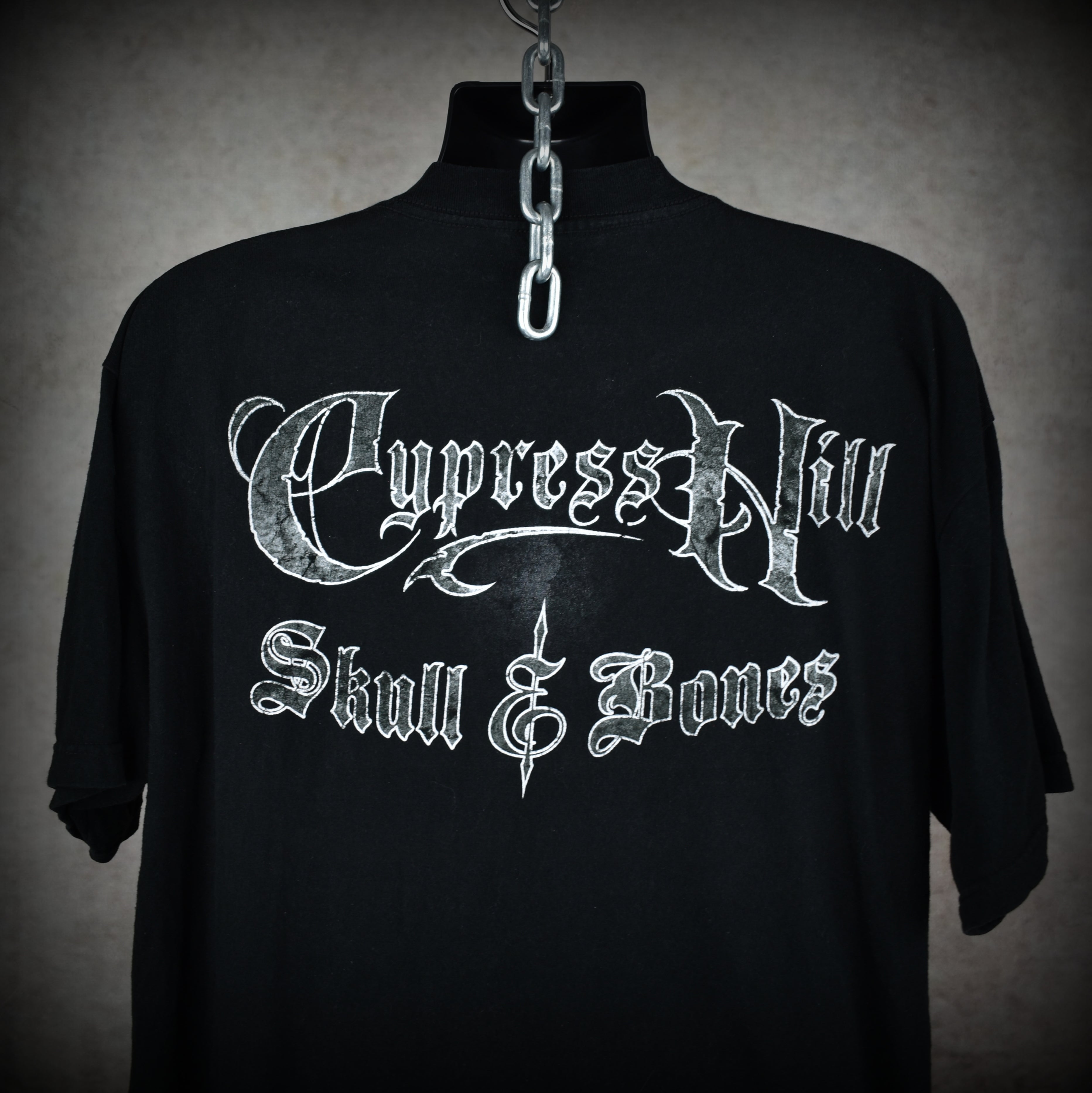 2000 cypress hill vintage weird y2k nü metal "rock superstar" era skull and bones album promo t-shirt