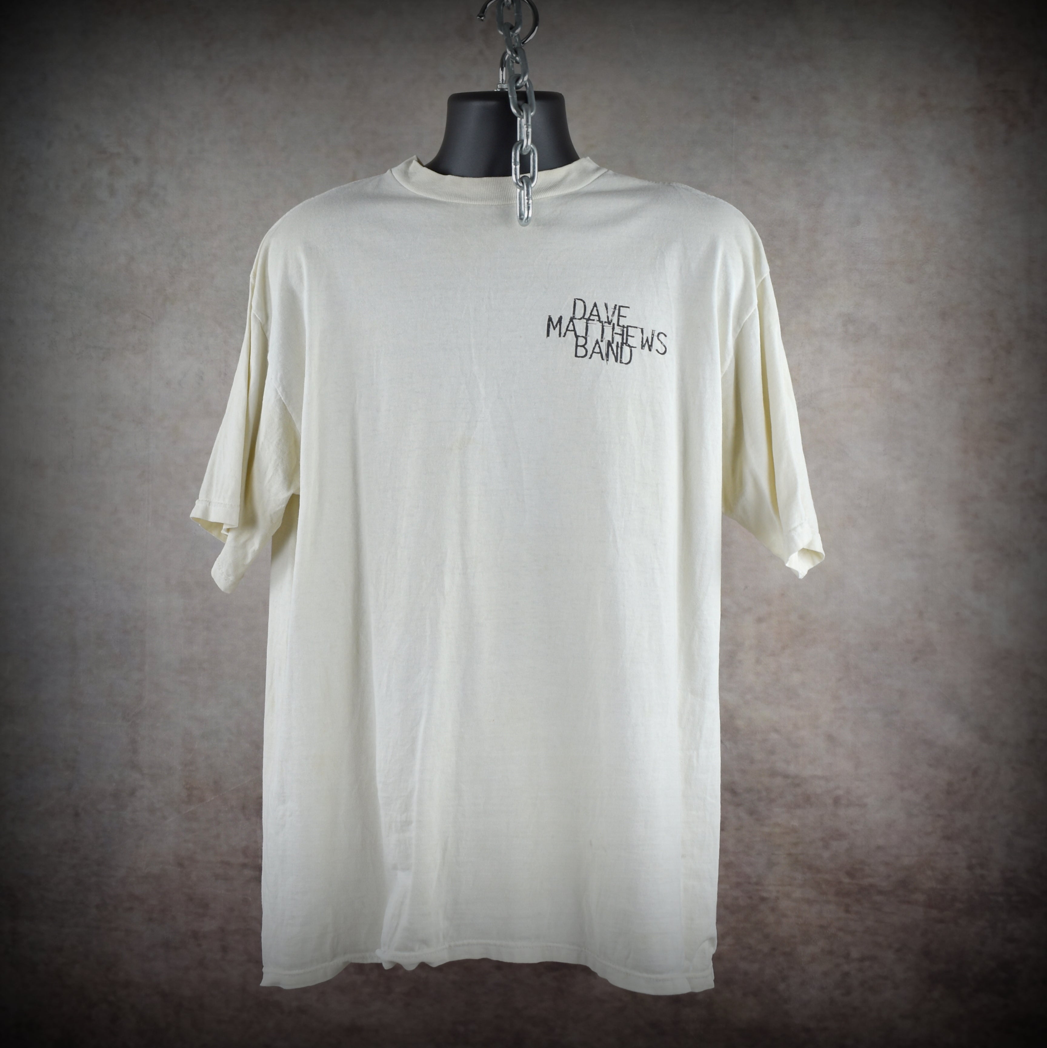 1994 dave matthews band vintage 90s folk rock jam band dancing nancies lyric promo t-shirt