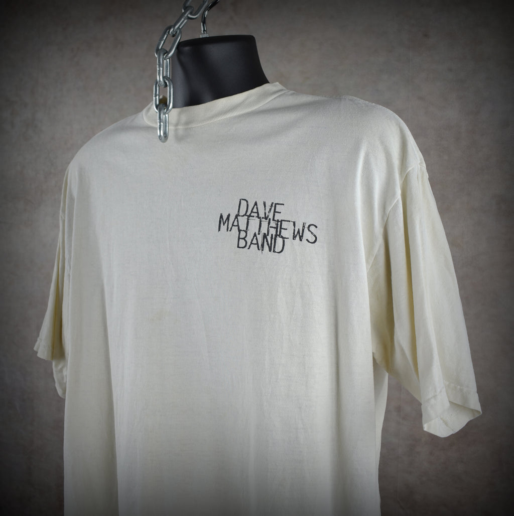 1994 dave matthews band vintage 90s folk rock jam band dancing nancies lyric promo t-shirt