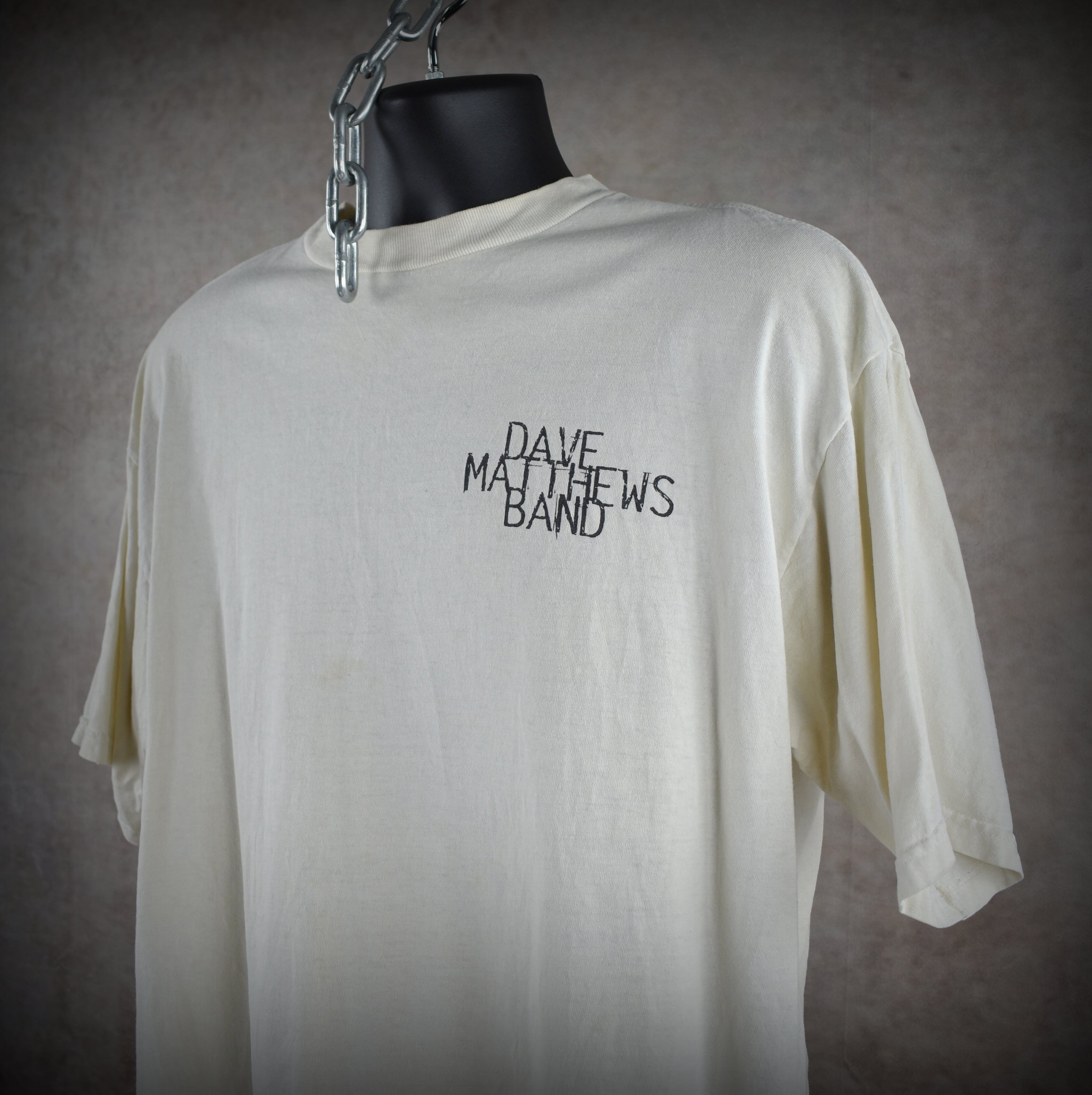 1994 dave matthews band vintage 90s folk rock jam band dancing nancies lyric promo t-shirt