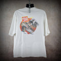 2001 dave mirra bmx super tour vintage action sports legend espn + espn2 y2k tv show promo t-shirt