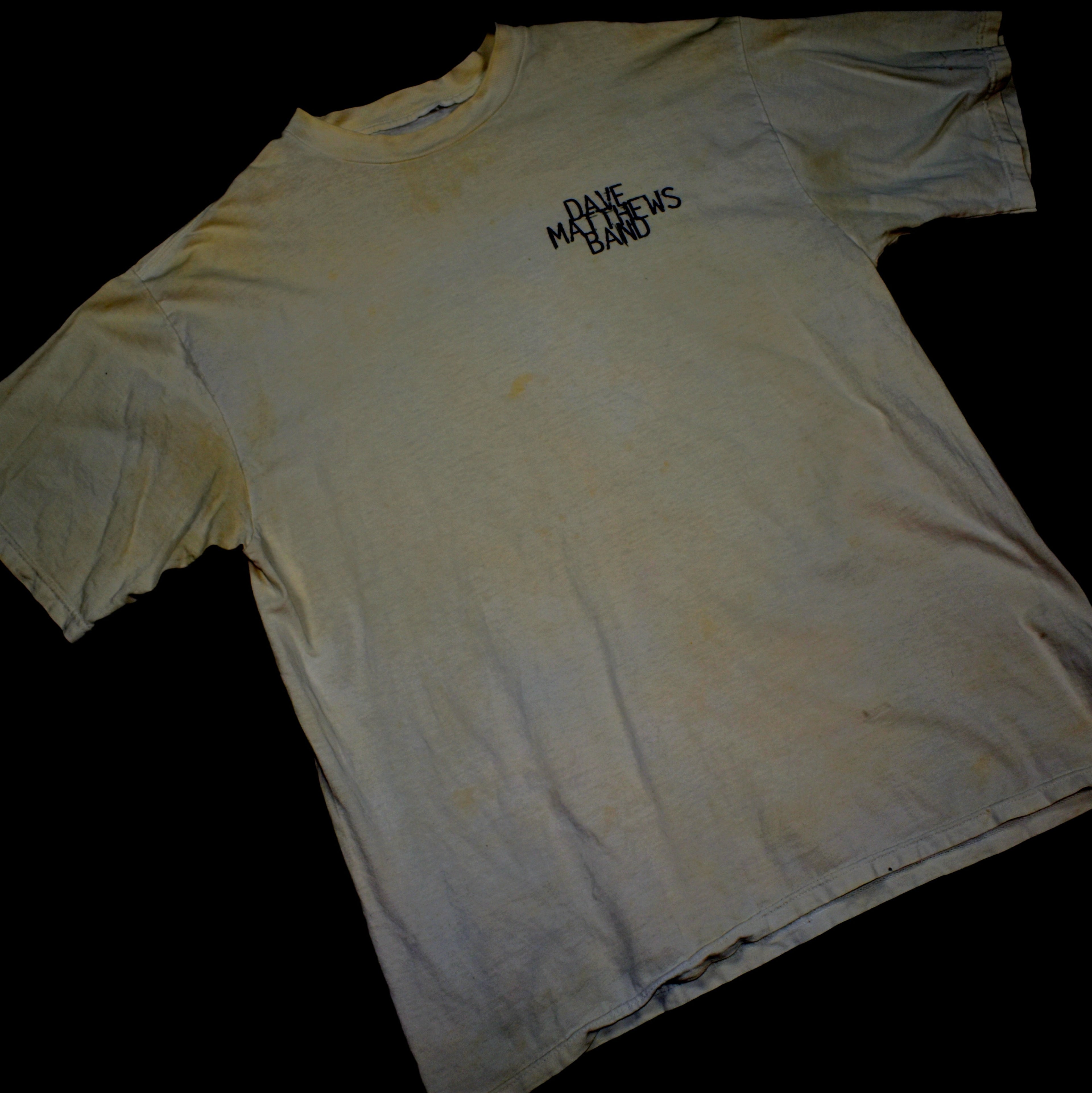 1994 dave matthews band vintage 90s folk rock jam band dancing nancies lyric promo t-shirt