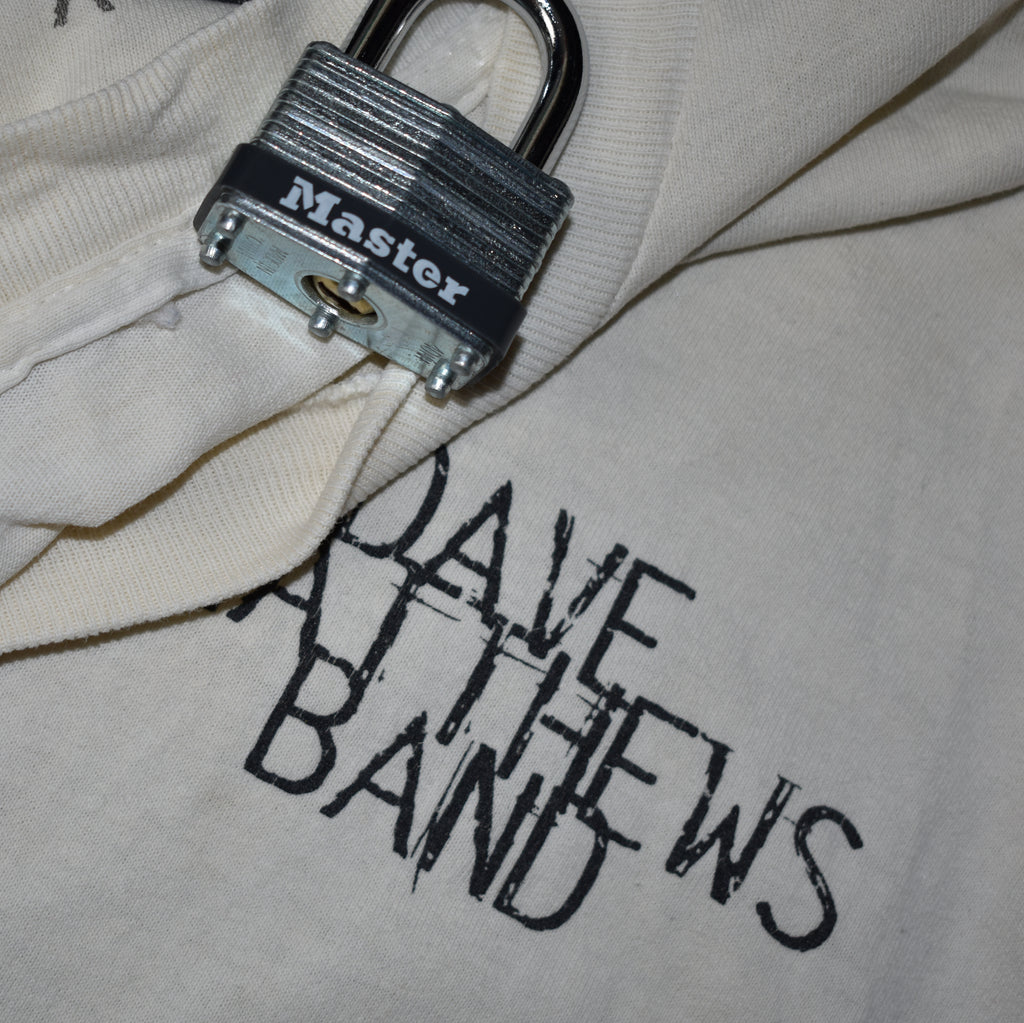 1994 dave matthews band vintage 90s folk rock jam band dancing nancies lyric promo t-shirt
