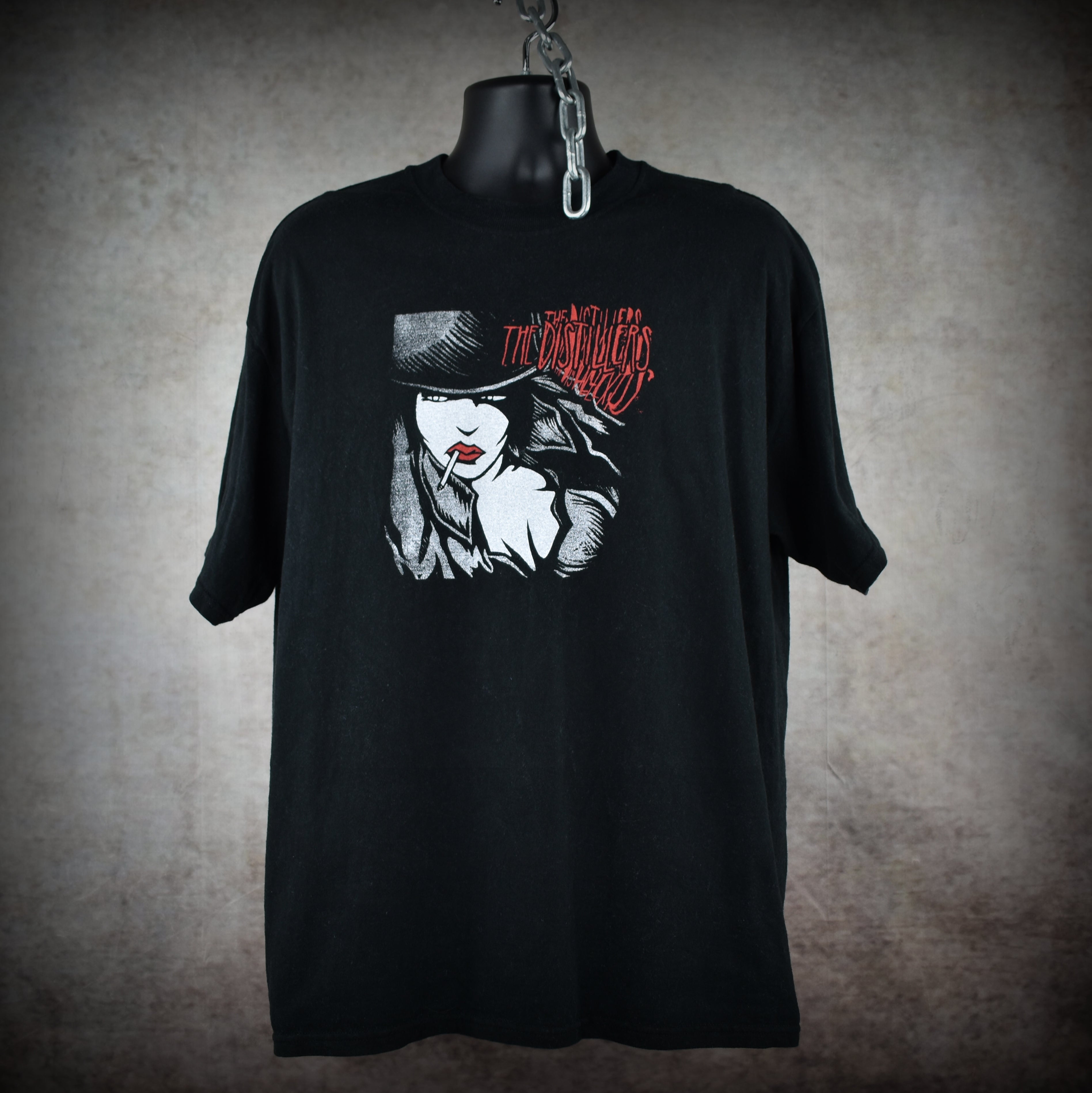 2003 the distillers vintage coral fang era y2k punk band concert tour t-shirt