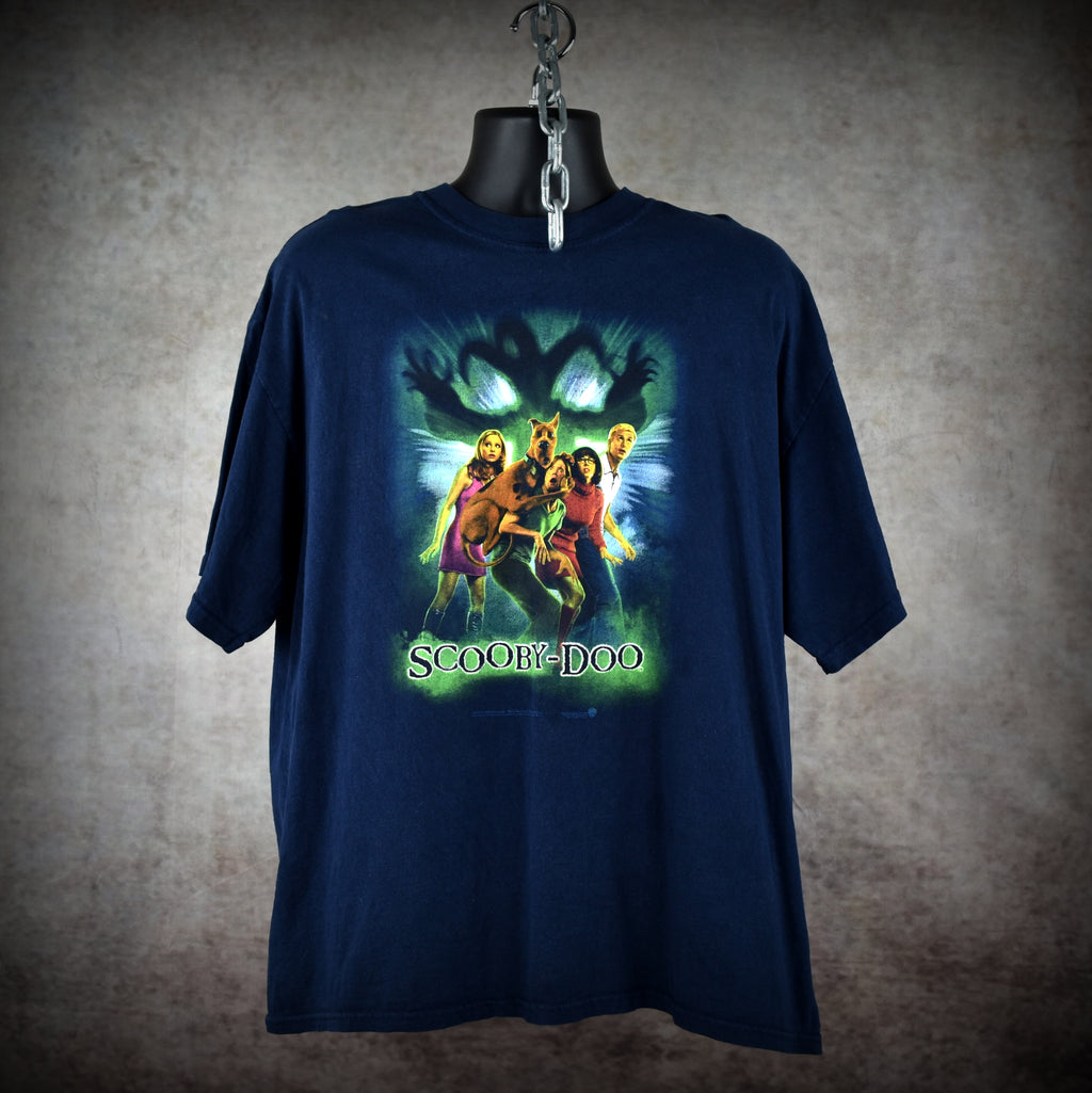 2002 scooby-doo: the movie vintage comedy horror movie promo t-shirt
