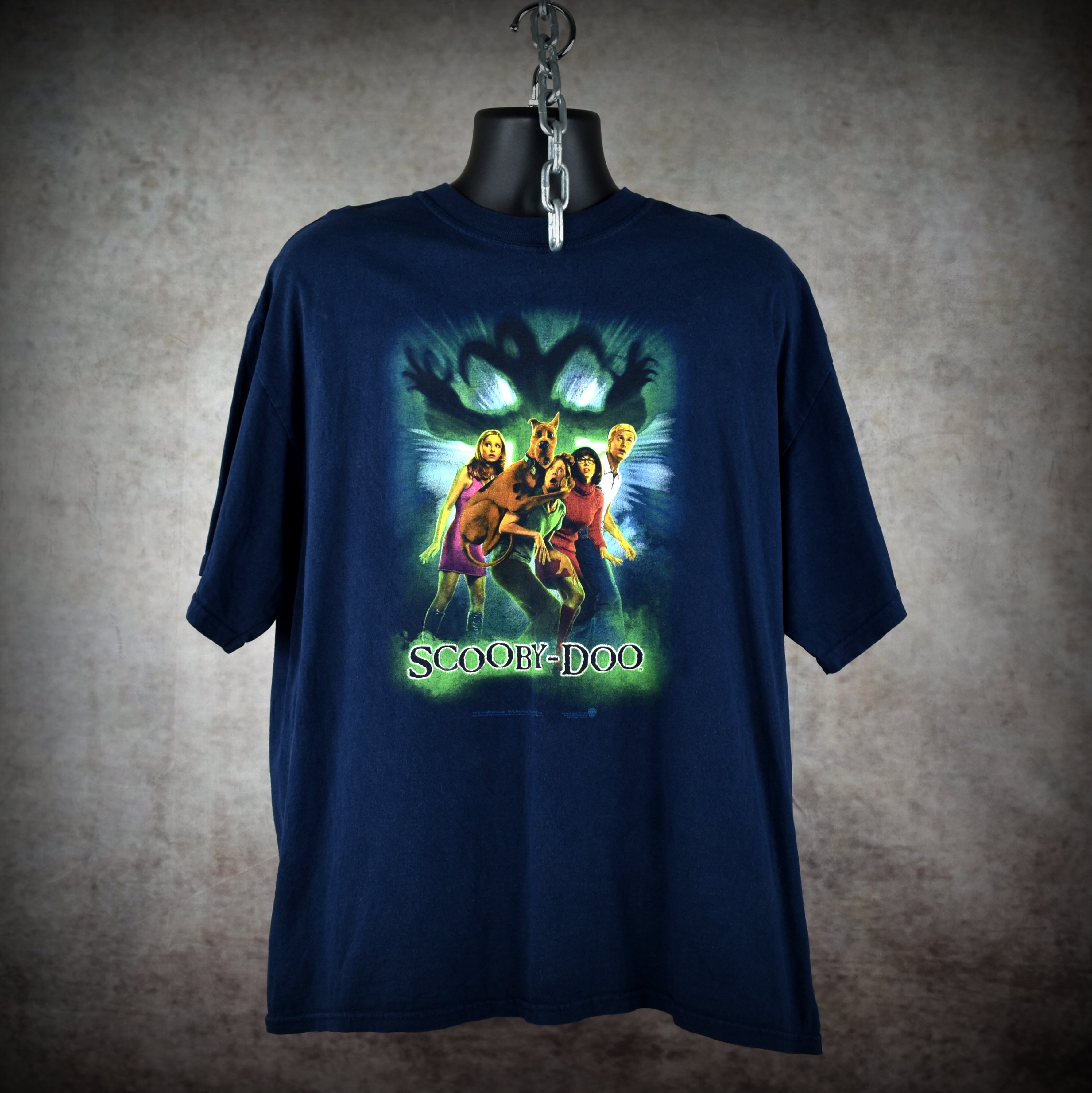 2002 scooby-doo: the movie vintage comedy horror movie promo t-shirt