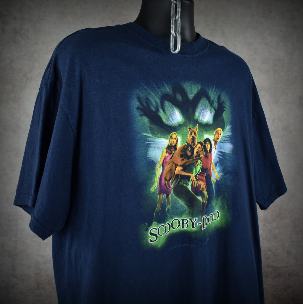 2002 scooby-doo: the movie vintage comedy horror movie promo t-shirt